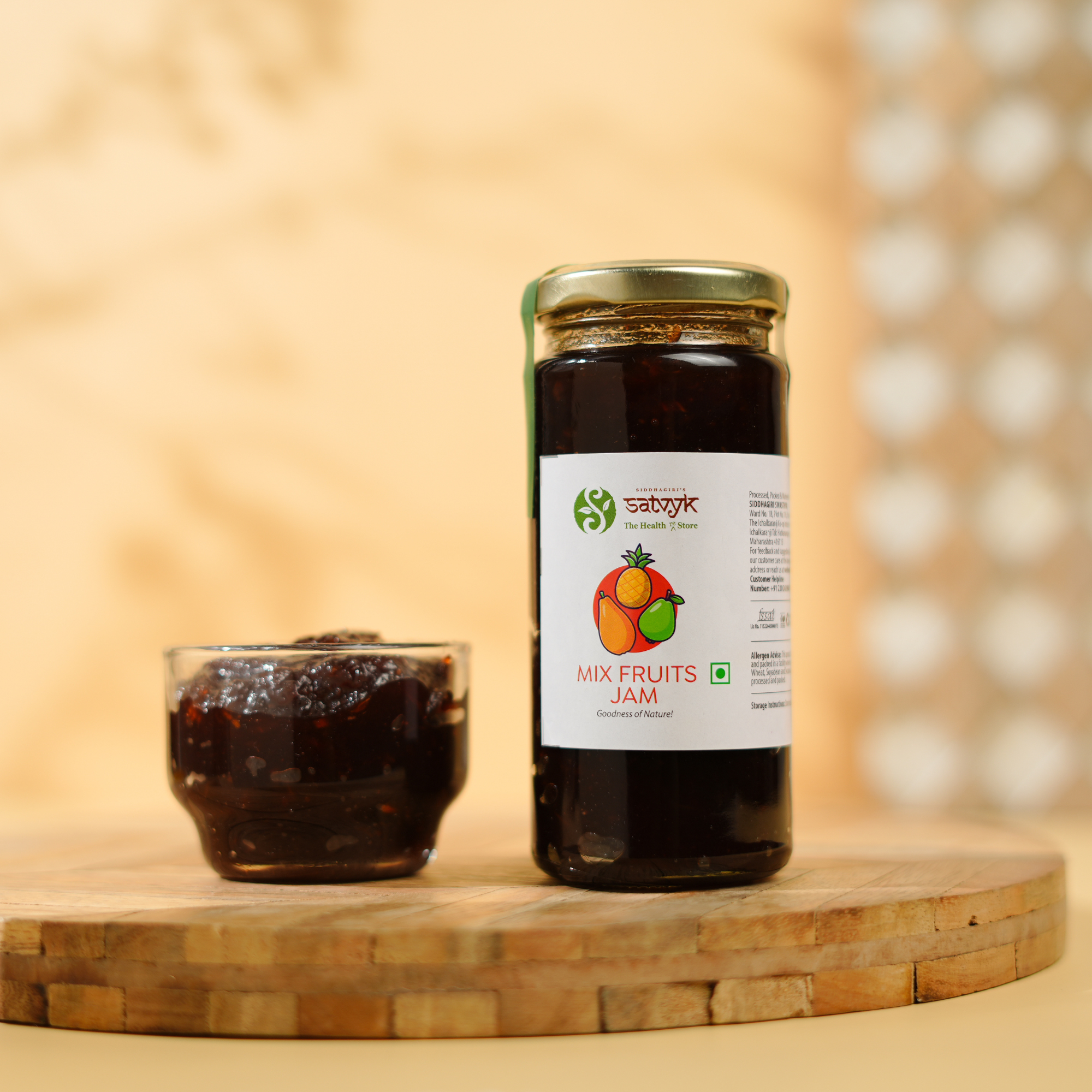 Mixed Fruit Jam | Made from Real Fruits | Naturally Sweetened | Perfect Spread for Toast & Rotis