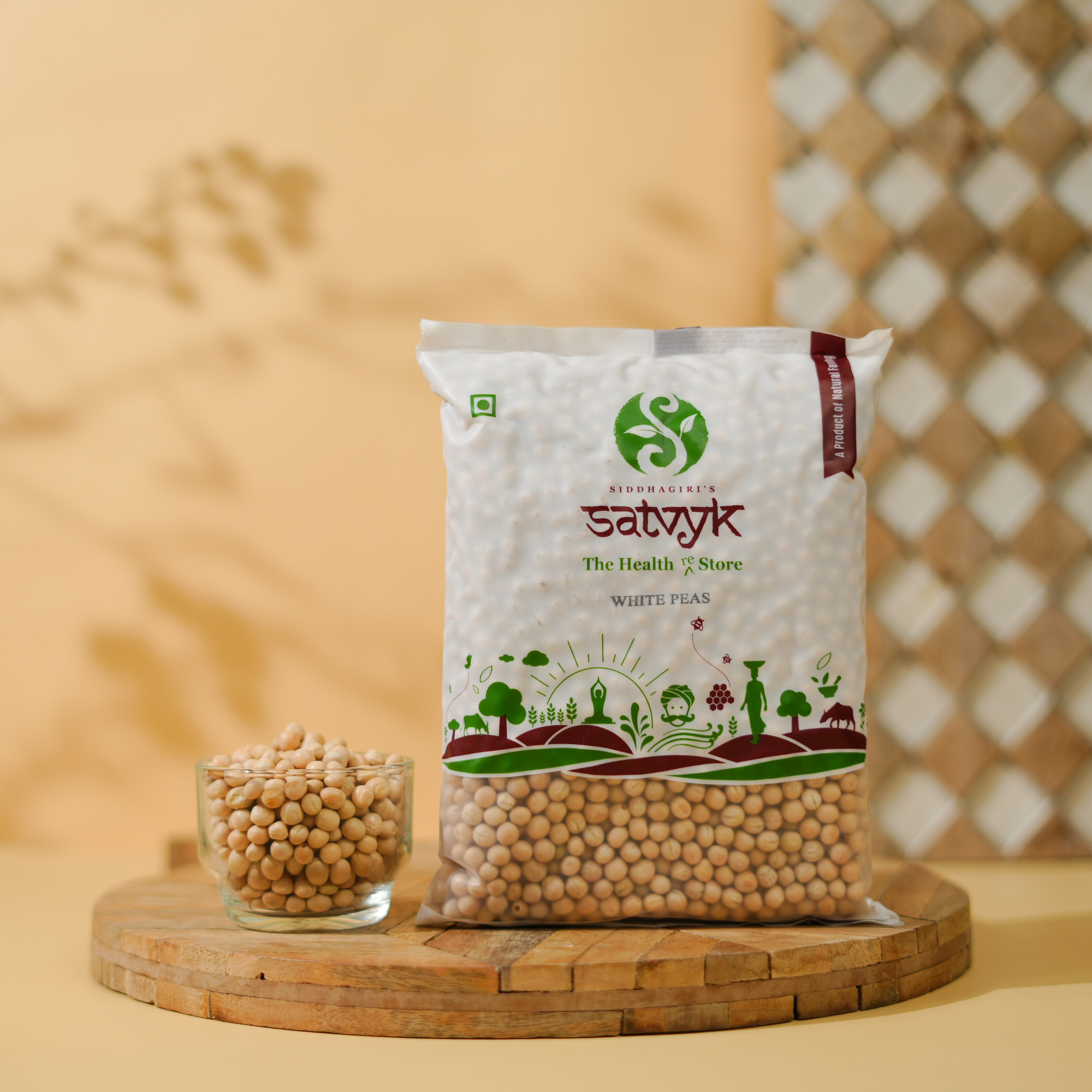 White Peas | Safed Vatana | Protein & Fiber-Rich | Ideal for Curries, Ragda & Snacks | Unpolished & Naturally Dried