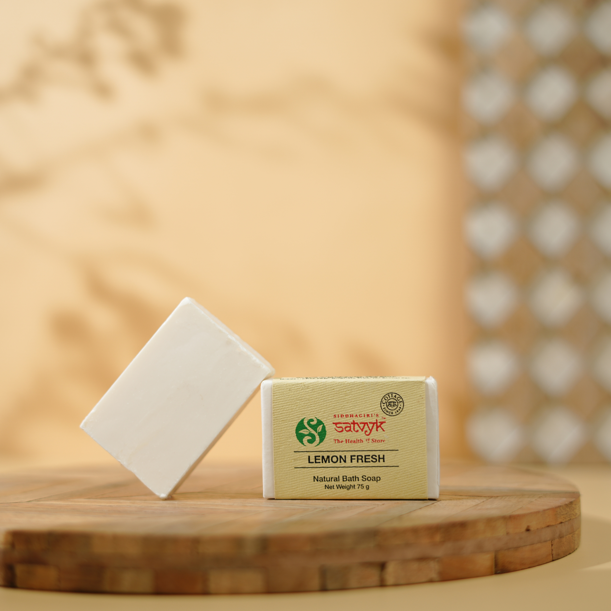 Handmade Lemon Fresh Herbal Bath Soap | Oil-Control & Deep Cleansing | Uplifting Citrus Fragrance | Ideal for Oily Skin