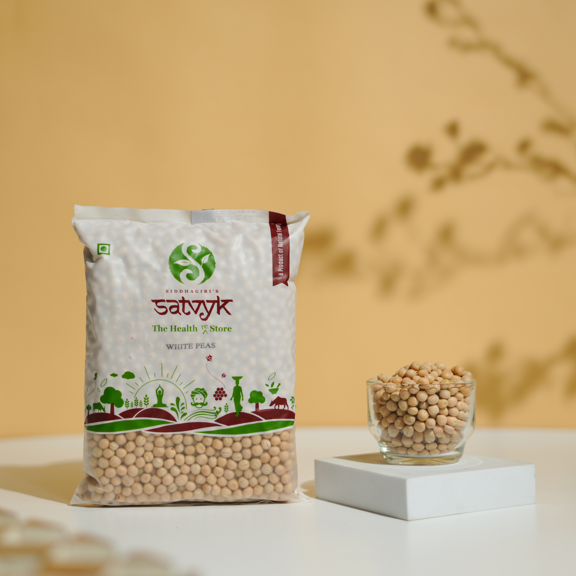 White Peas | Safed Vatana | Protein & Fiber-Rich | Ideal for Curries, Ragda & Snacks | Unpolished & Naturally Dried