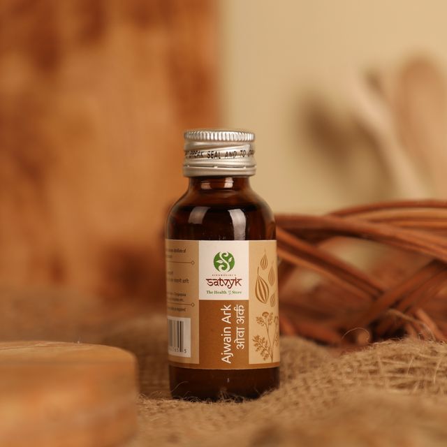 Ajwain Ark | Distilled Carom Seed Extract | Relieves Indigestion & Gas | Natural Digestive Drops | Ideal for Bloating & Acidity