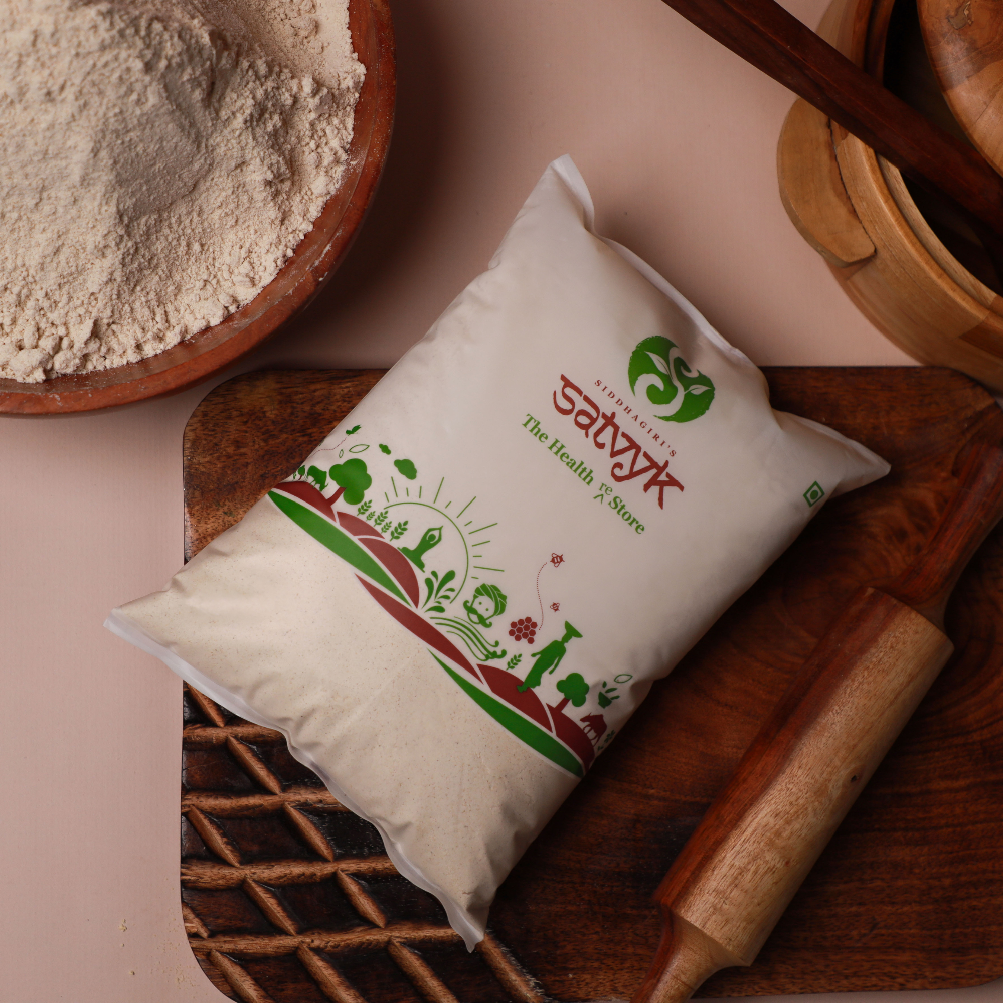 Amaranthus Flour | Rajgira Atta | Amaranth Flour | Upwas Atta | Stone-grounded Amaranth Flour | Gluten-free flour | Nutrient-rich, Non GMO | Vrat ka Atta