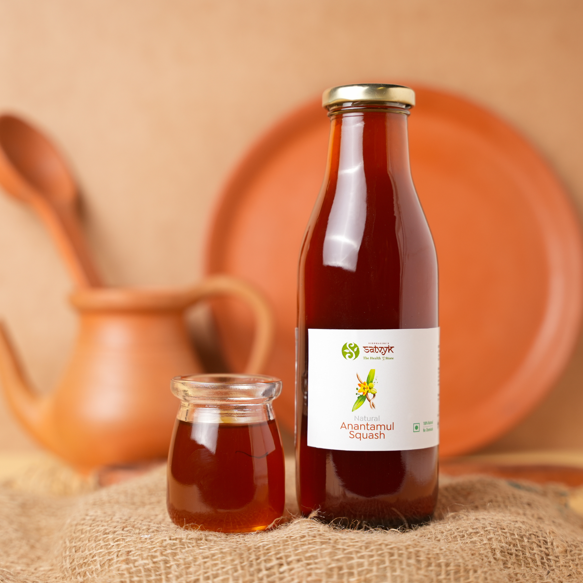 Anantmool Squash | Indian Sarsaparilla Squash | Natural Refreshing Drink | Nannari Squash | Body Coolant | Natural blood purifier