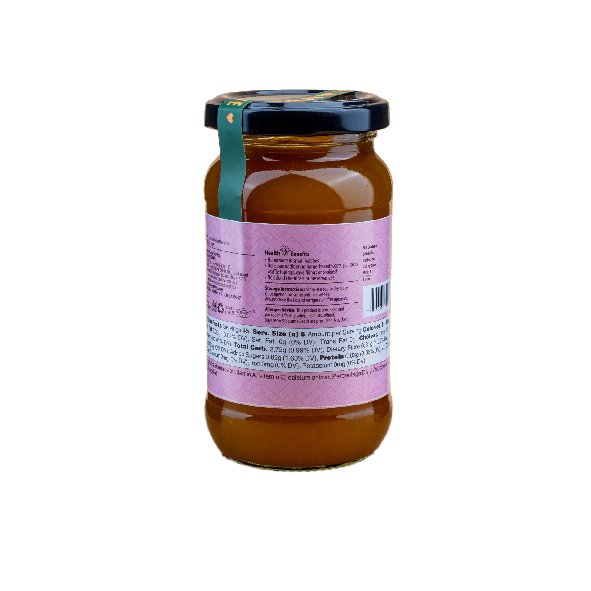 Apple-Fig Spread | Real Fruit Sweetness | No Refined Sugar | Ideal for Toasts & Baking