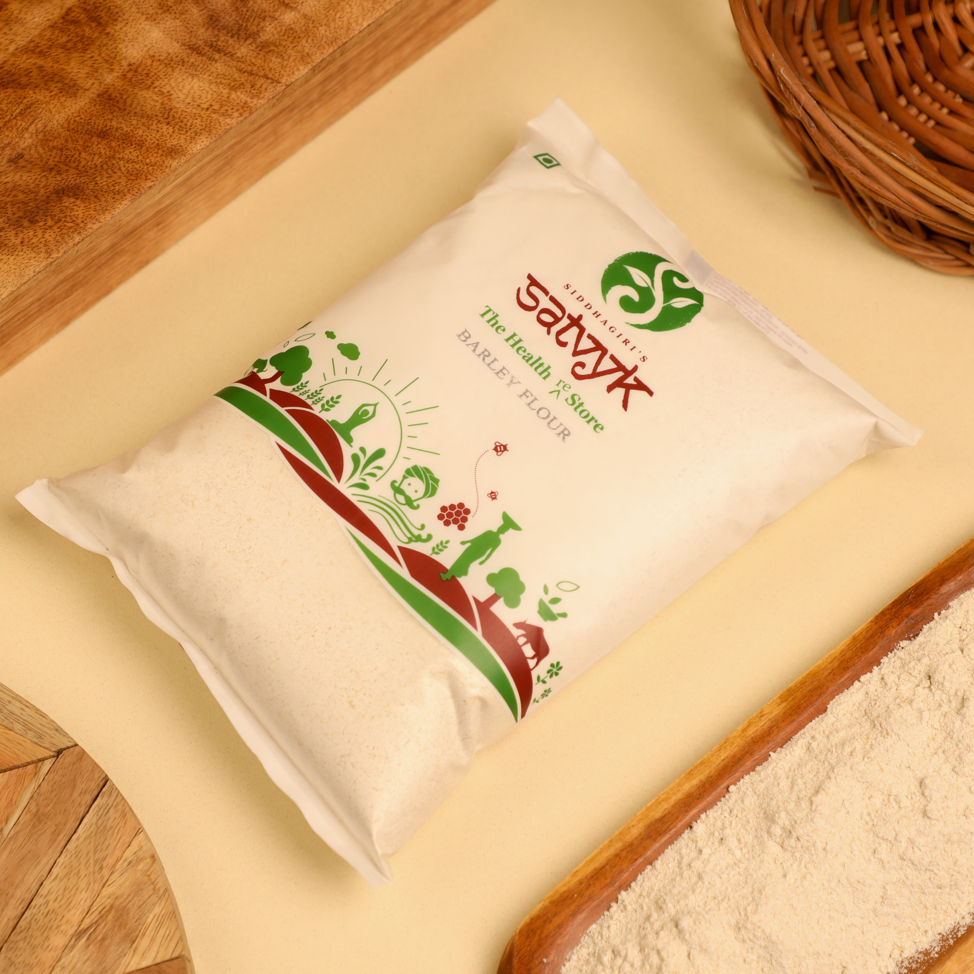 Barley flour | Barley Atta | Jau Atta | Jau ka Atta | Yava , Yavalu | Gluten-free Atta | 100% Organic | Non-GMO| Pesticide-free