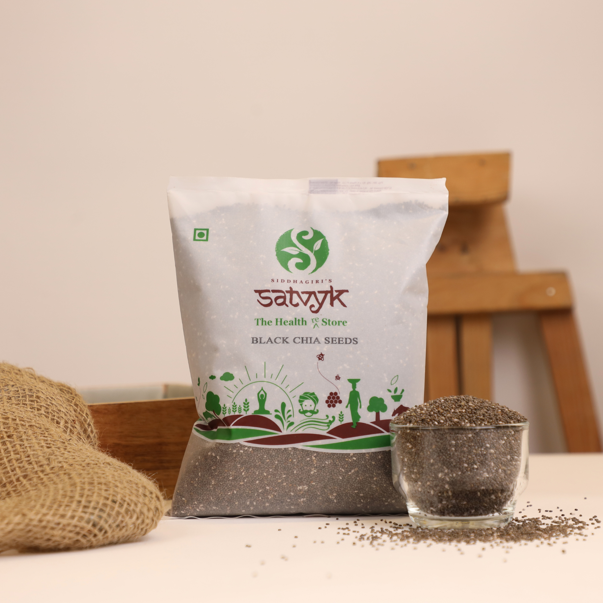 Black Chia Seeds | Omega-3, Fiber & Antioxidants | Superfood for Weight Watchers & Digestion | Raw, Whole & Unprocessed