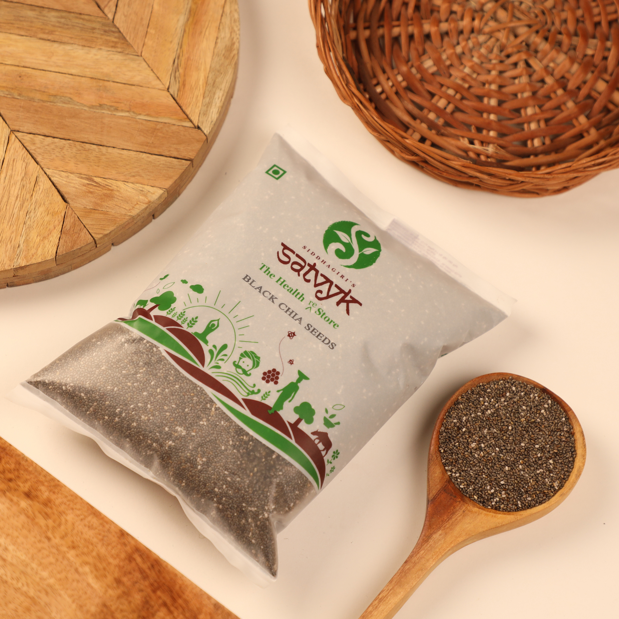 Black Chia Seeds | Omega-3, Fiber & Antioxidants | Superfood for Weight Watchers & Digestion | Raw, Whole & Unprocessed