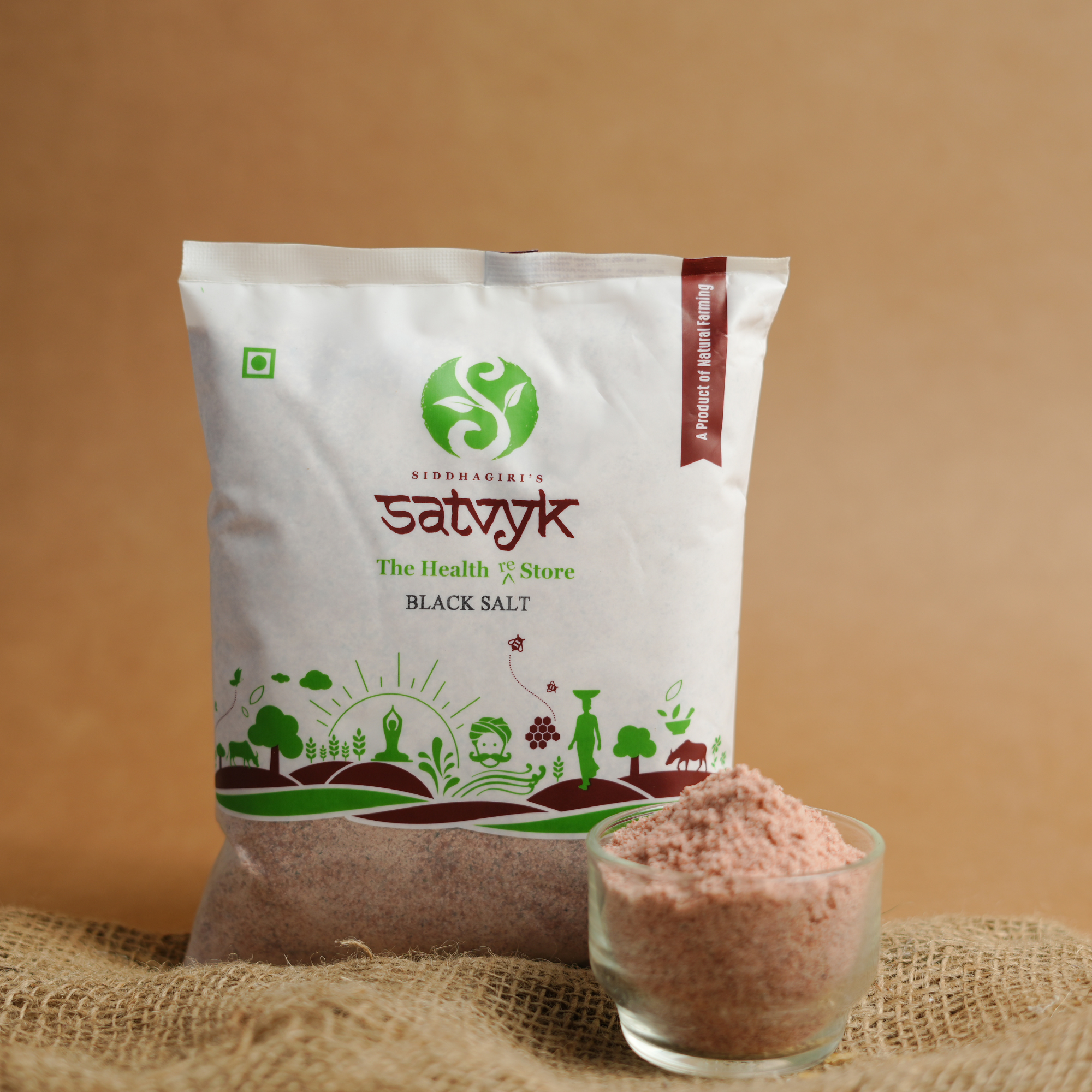 Black Salt | Kala Namak | Digestive Aid | Enhances Chaats, Raitas & Fruits | Pure & Unprocessed