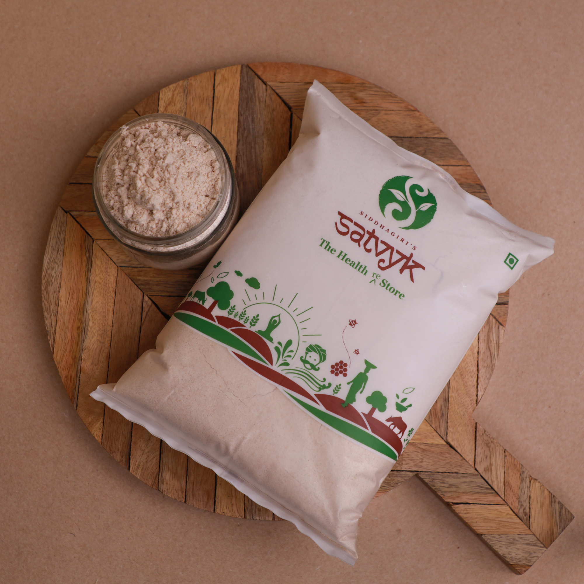Browntop Millet Flour | Gluten-Free & Easy to Digest | High Fiber & Iron | Ideal for Roti, Dosa & Everyday Cooking