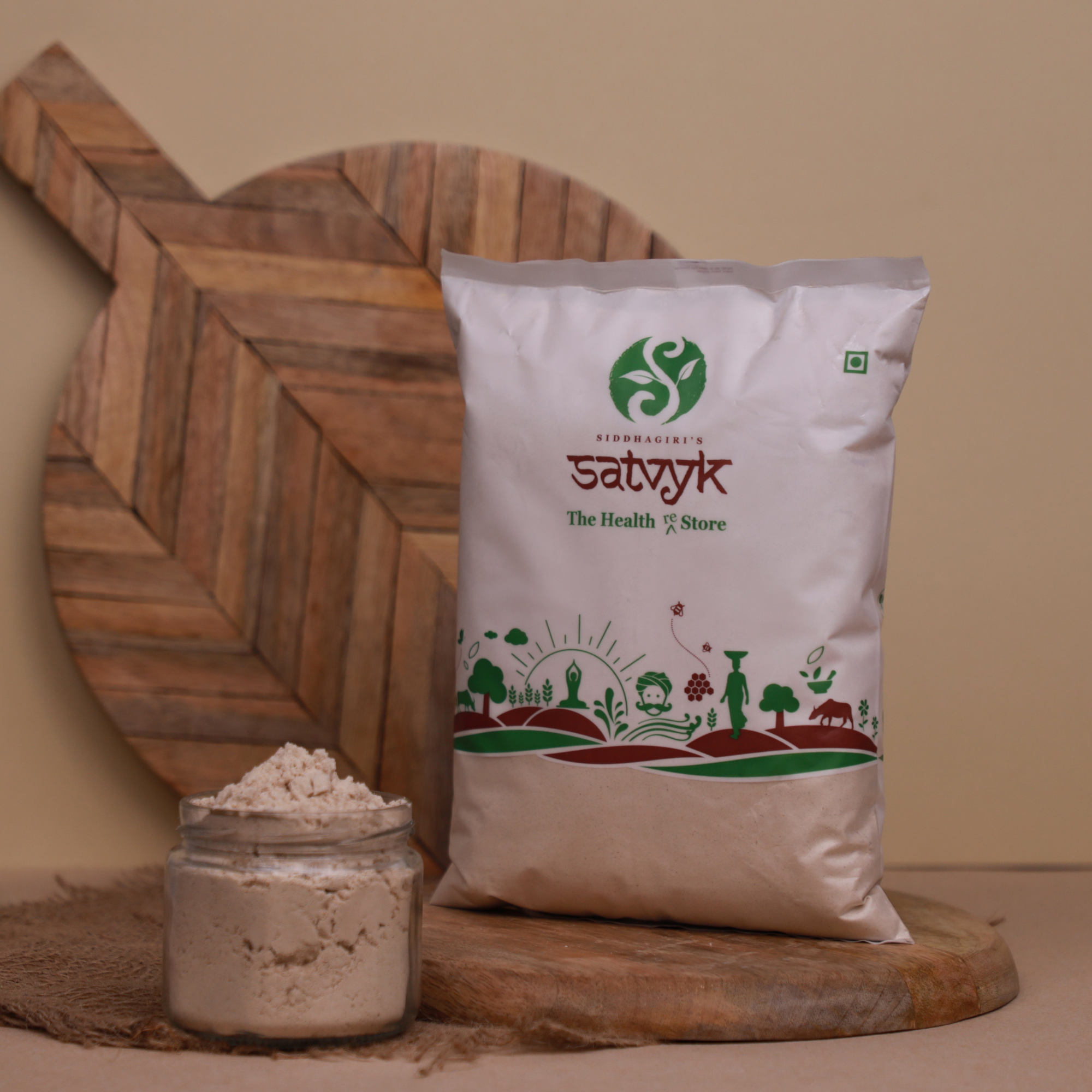 Browntop Millet Flour | Gluten-Free & Easy to Digest | High Fiber & Iron | Ideal for Roti, Dosa & Everyday Cooking