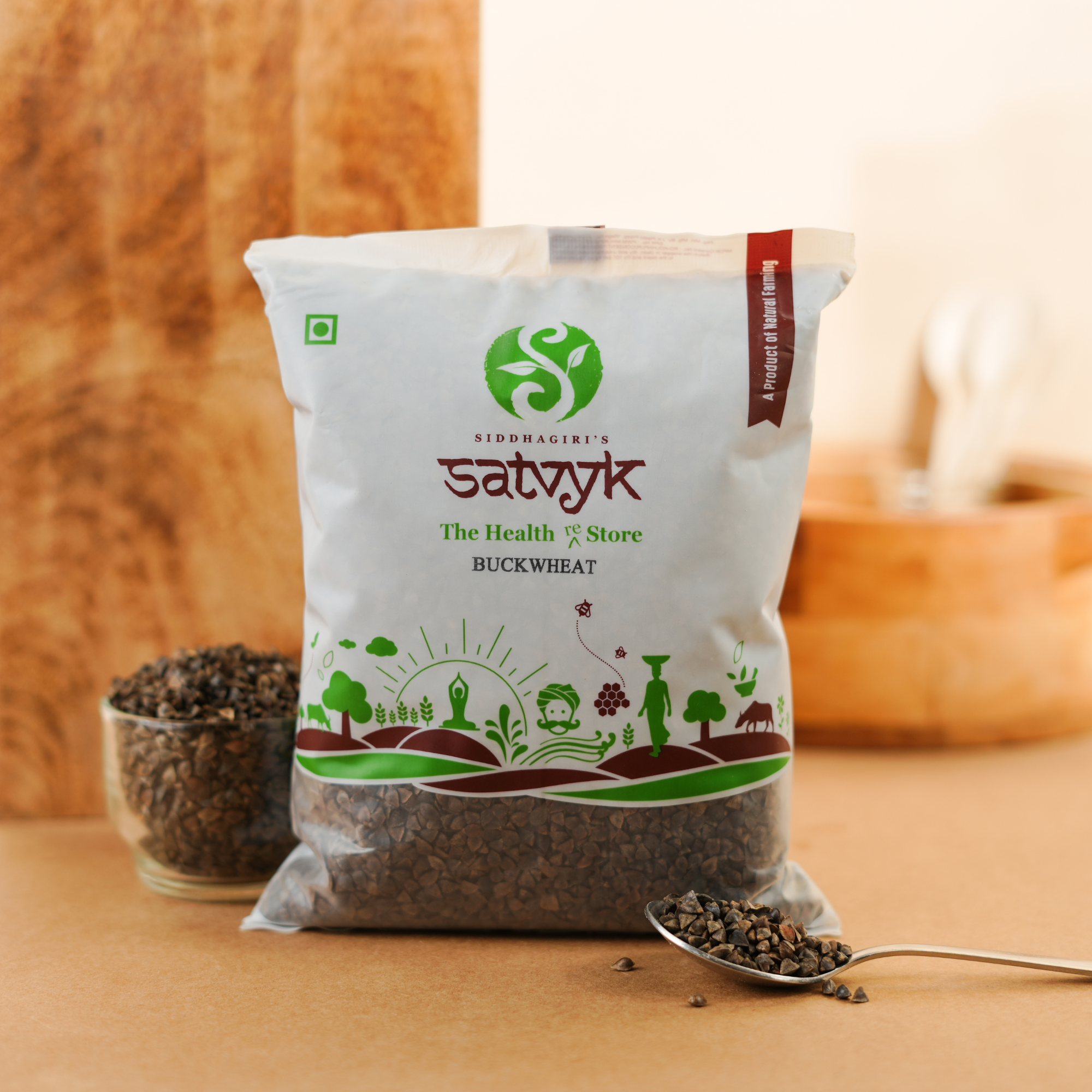 Buckwheat | Gluten-Free Supergrain | Rich in Protein & Fiber | Ideal for Rotis, Pancakes & Fasting Meals