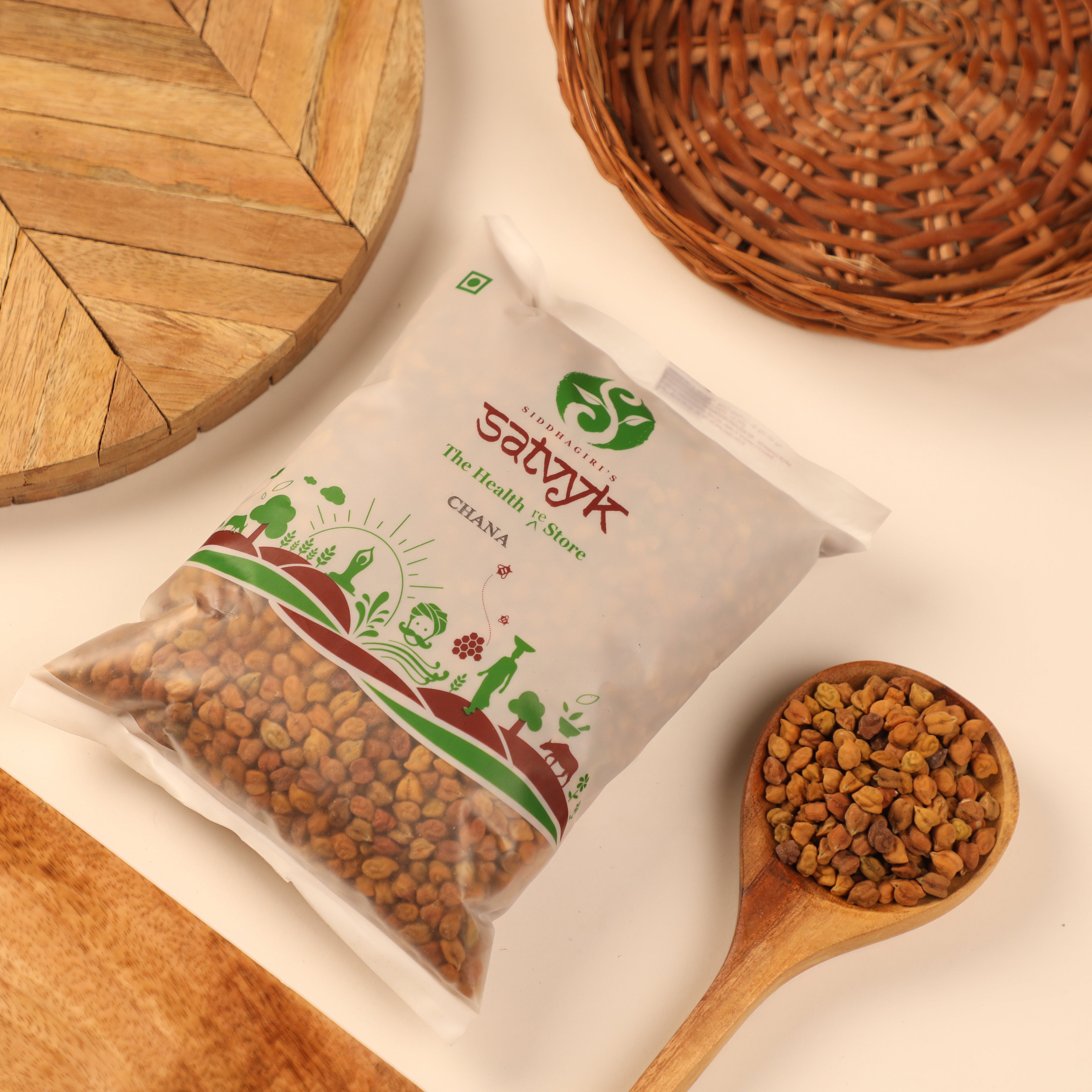 Organic Black Chana| Indian Brown Gram | Unpolished Kala Chana | Black Chickpea | Organic Healthy Chana | Vegan, Gluten-free, Non GMO