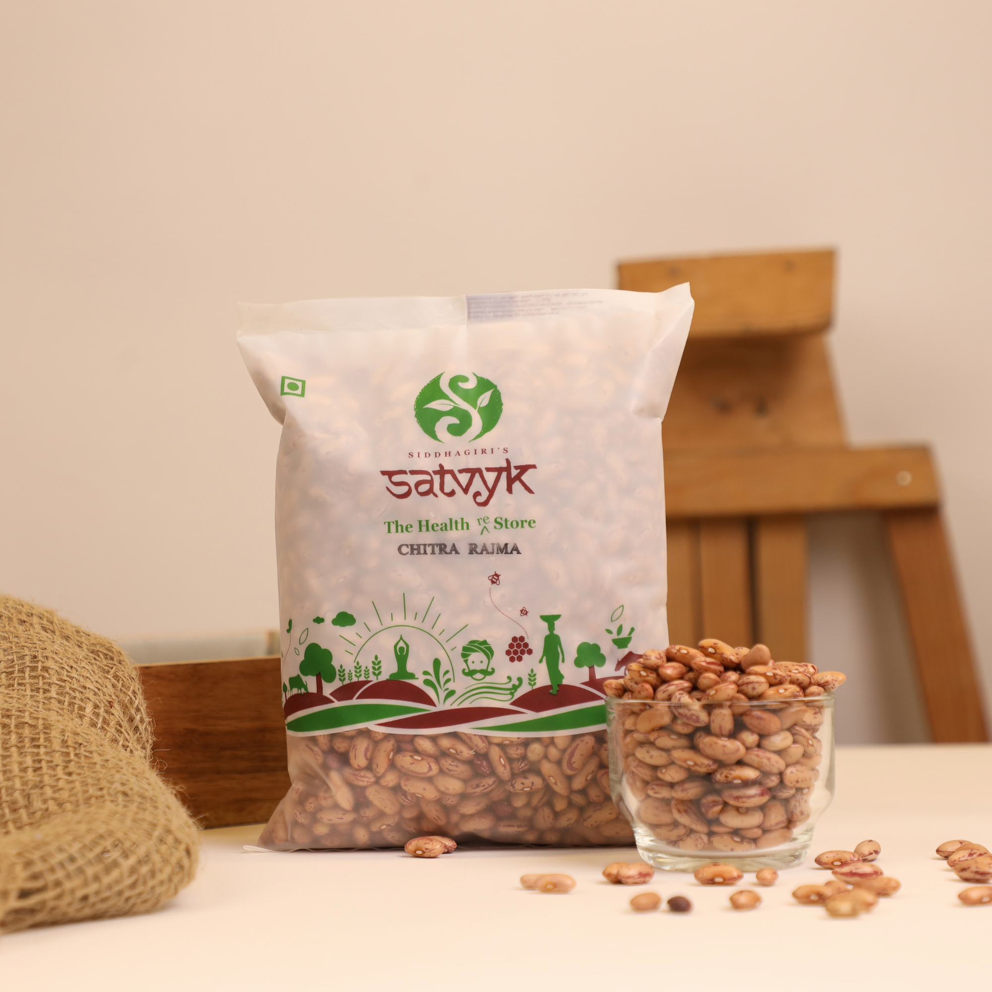 Chitra Rajma | Light-Coloured Rajma with Creamy Texture | Rich in Protein & Iron | Perfect for Everyday Meals