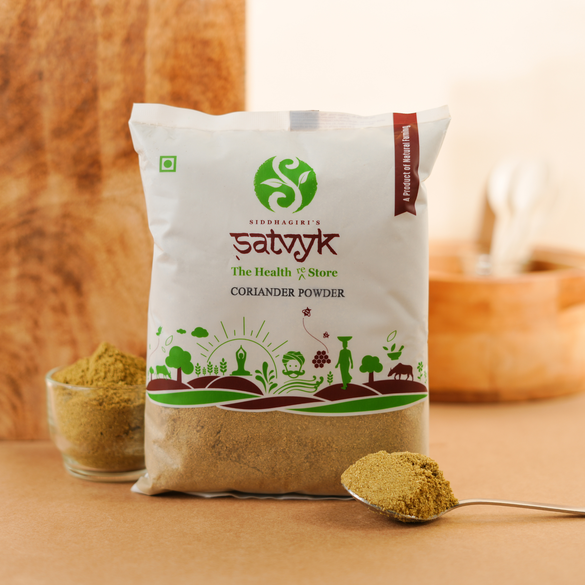 Dhaniya Powder | Freshly Ground Coriander | Citrusy & Fragrant | Pure Spice for Everyday Cooking | No Additives