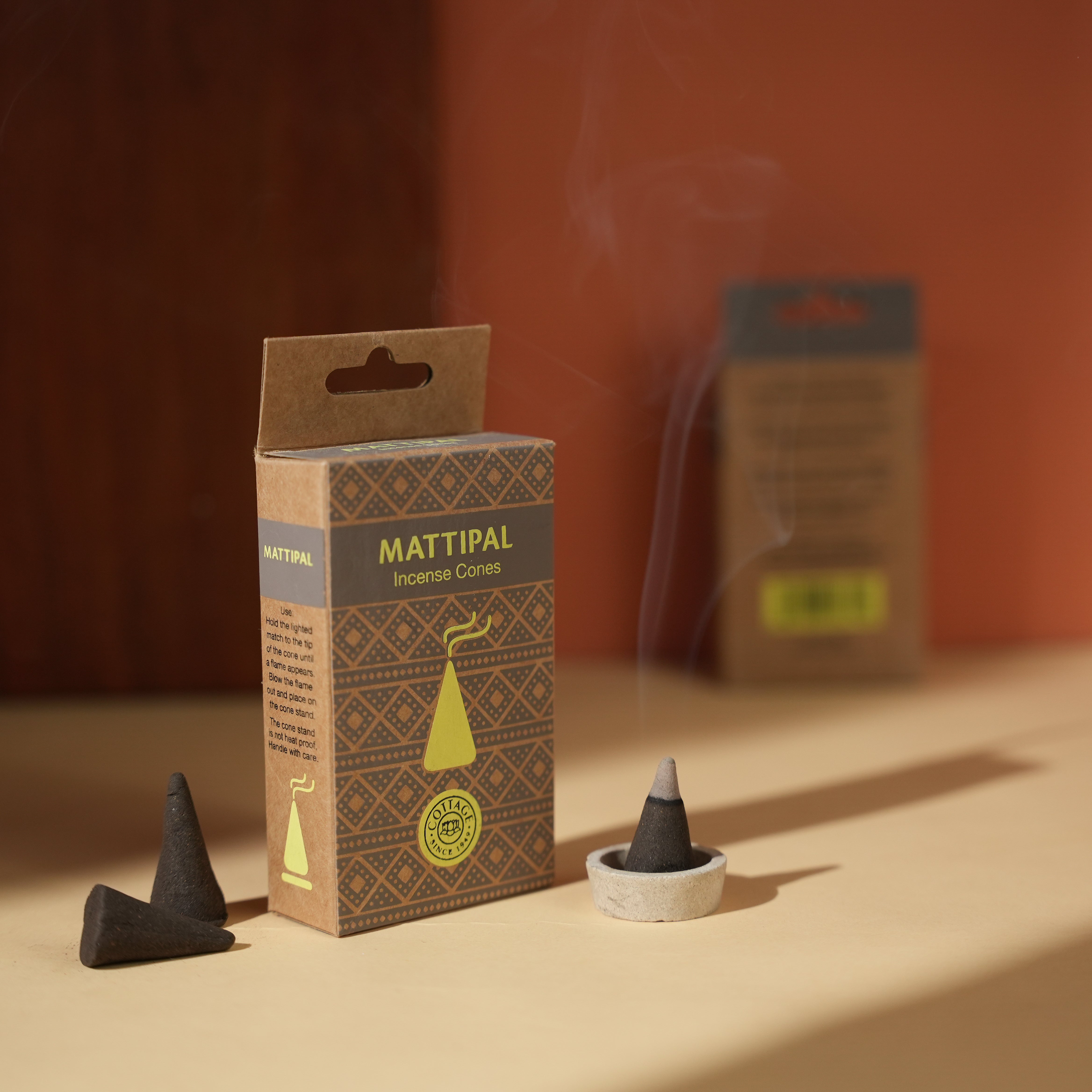 Natural Mattipal Incense Cones | Sacred Forest Aroma | Grounding & Spiritual | 15 Cones | Ideal for Puja & Festive Occasions