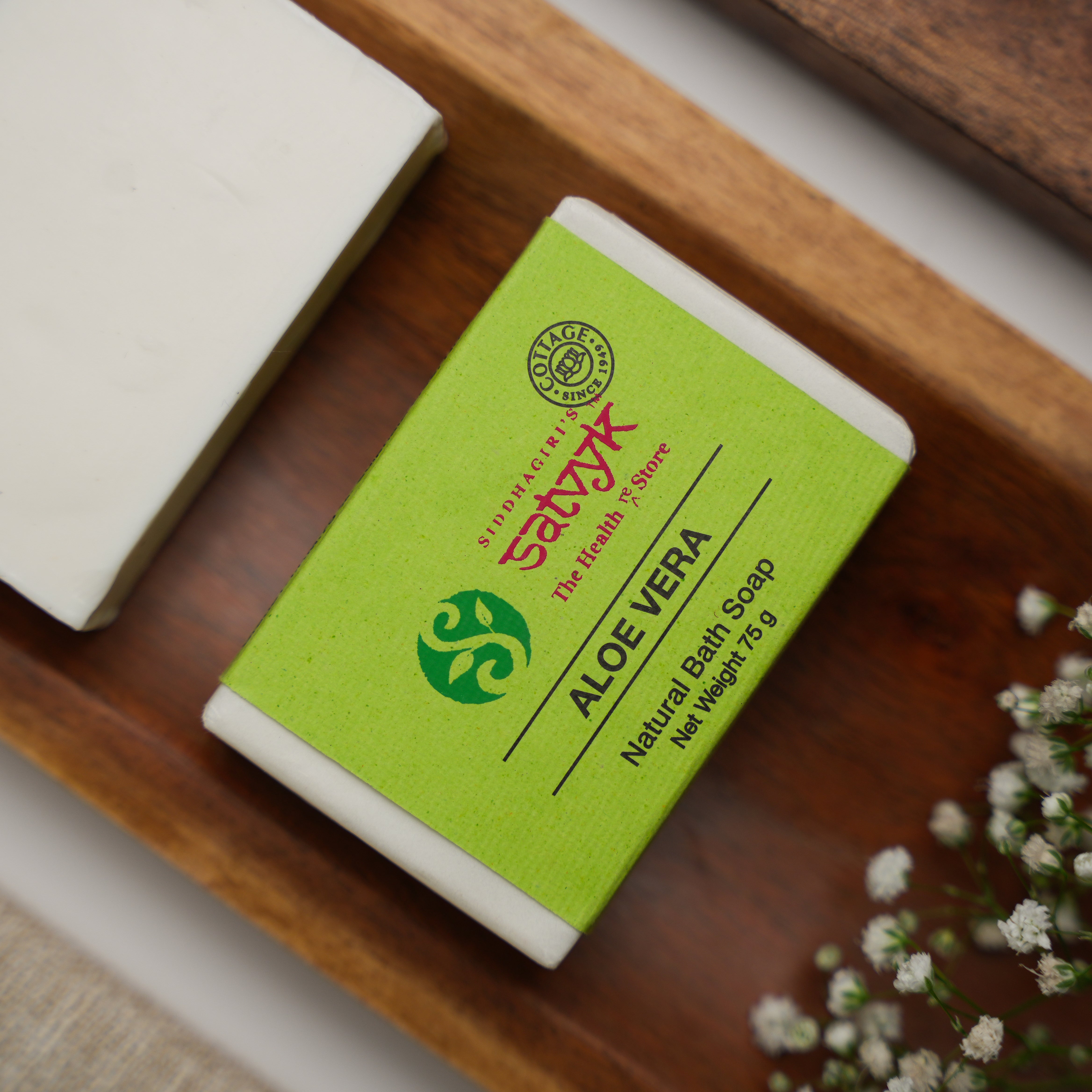 Handmade Aloe Vera Herbal Bath Soap | Skin Cooling & Hydrating | Mild & Refreshing | Gentle Cleanser for All Skin Types