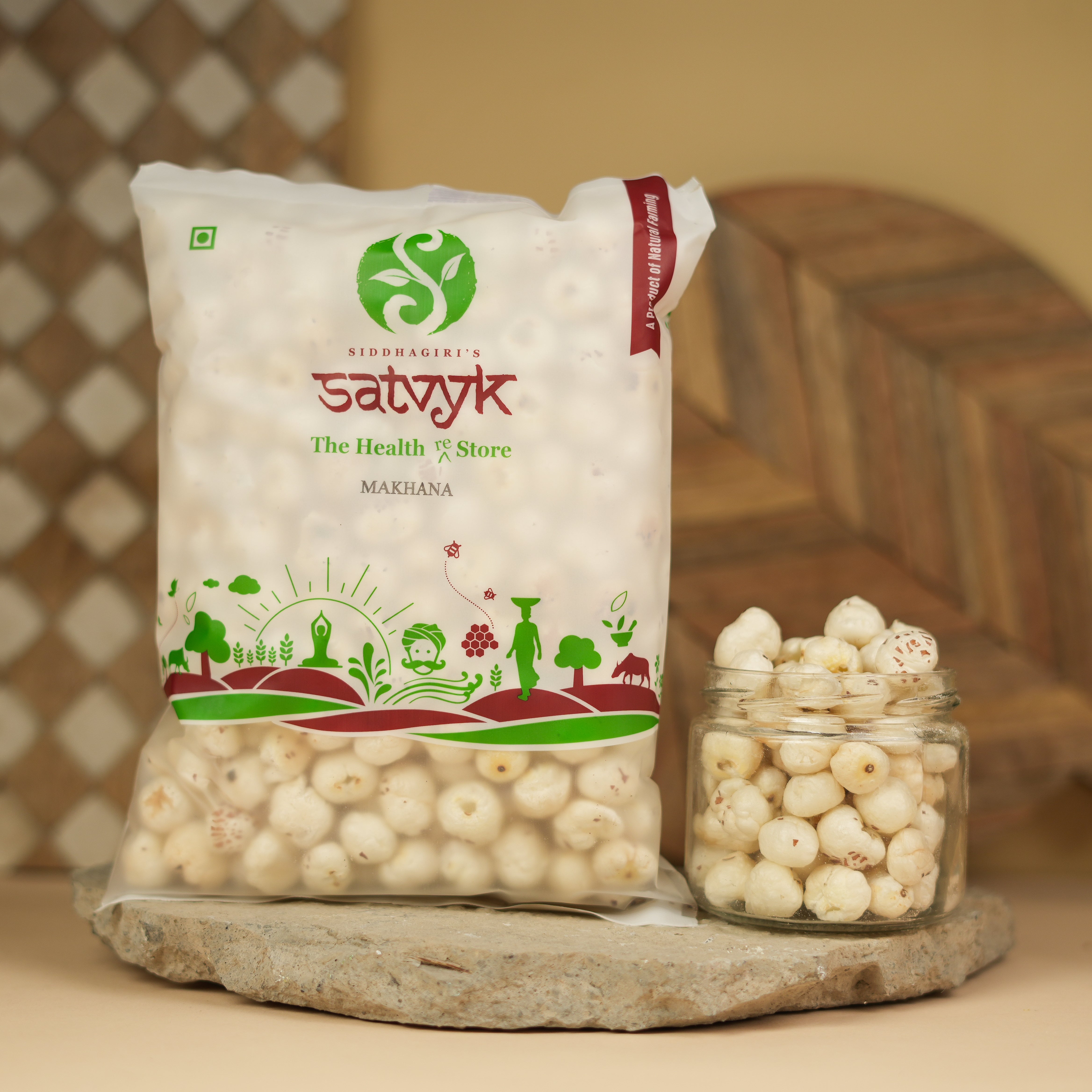 Makhana | Popped Foxnuts | Light & Crunchy Snack | Roasted & Gluten-Free