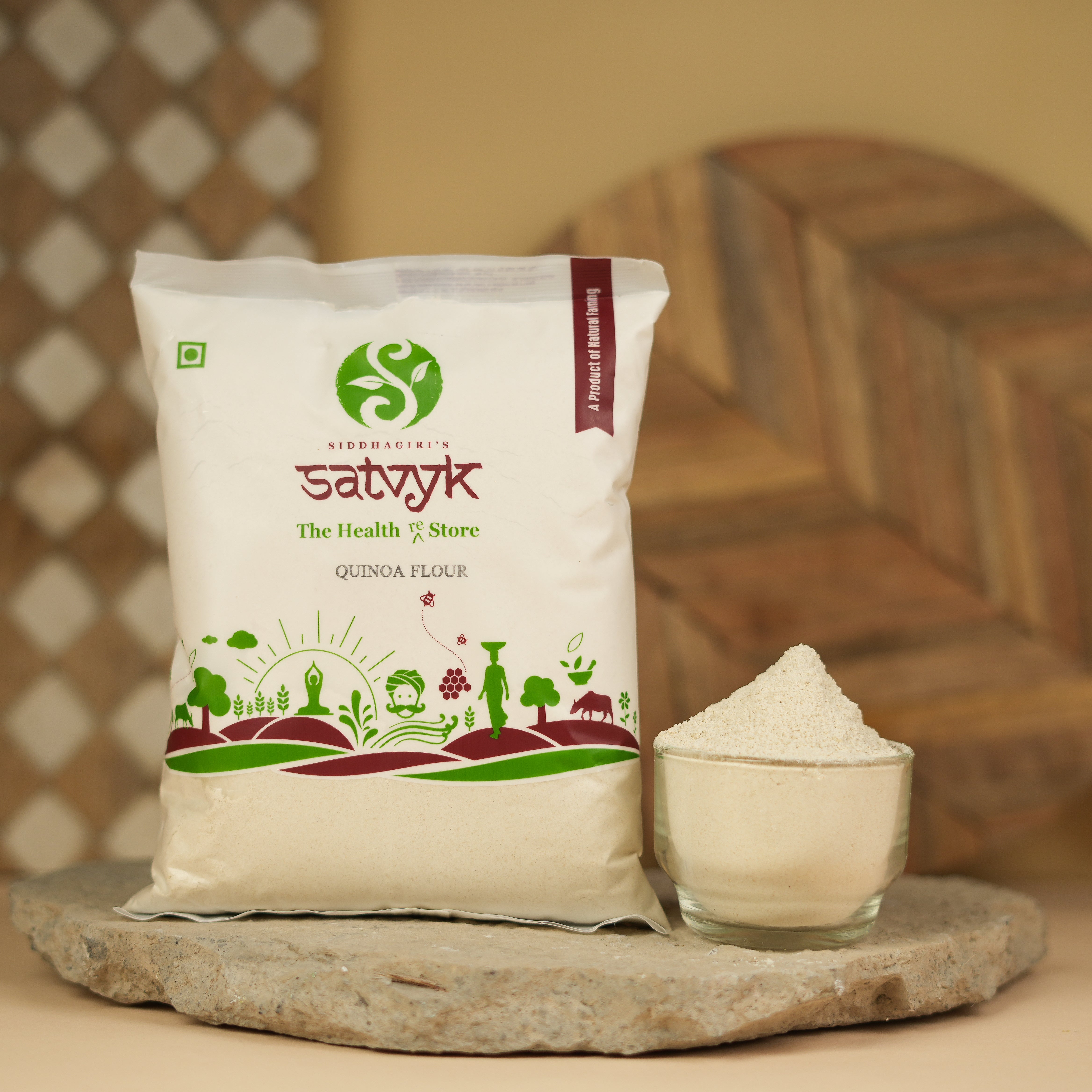 Quinoa Flour | Protein-Packed & Gluten-Free | Ideal for Healthy Baking, Roti & Pancakes | Light & Nutritious