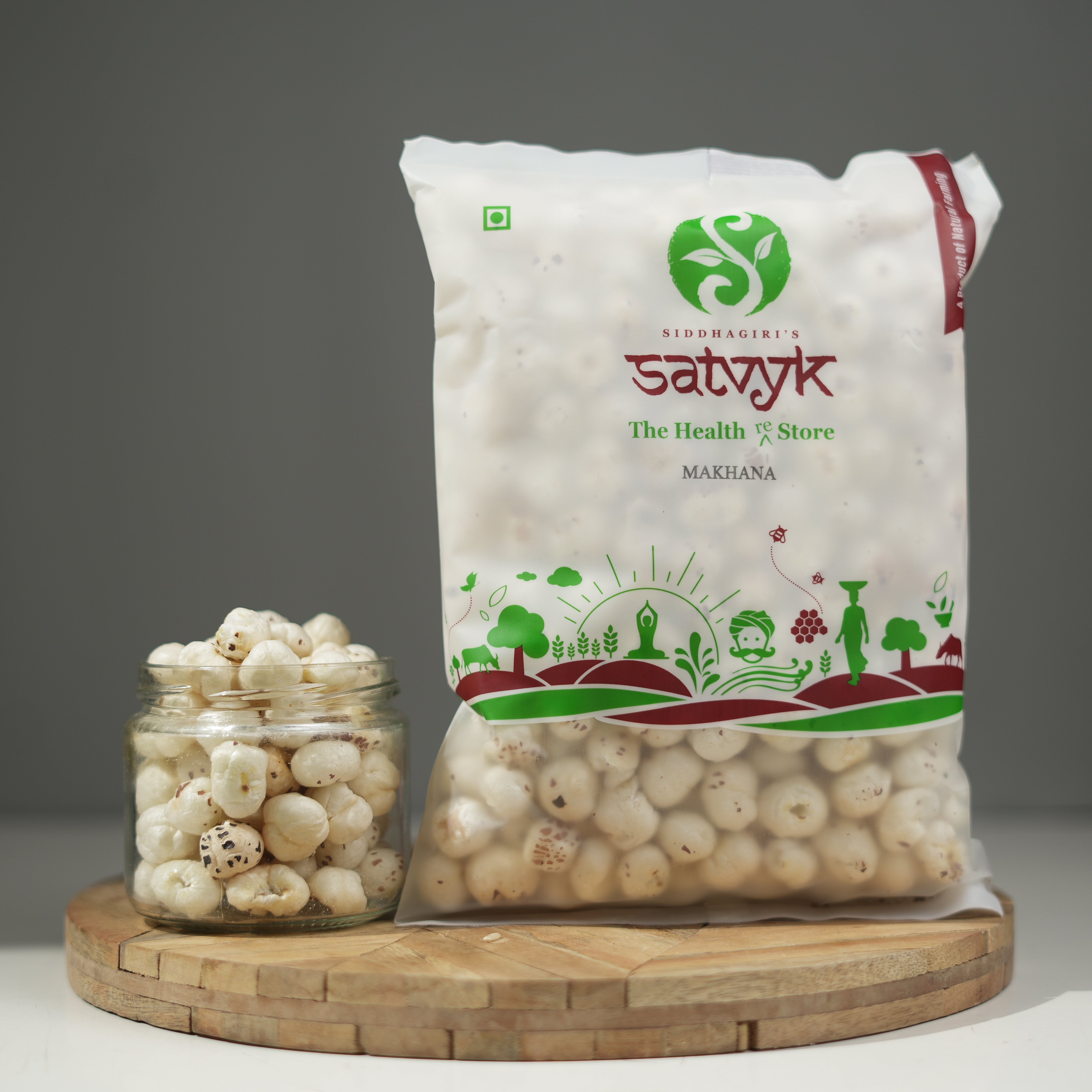 Makhana | Popped Foxnuts | Light & Crunchy Snack | Roasted & Gluten-Free