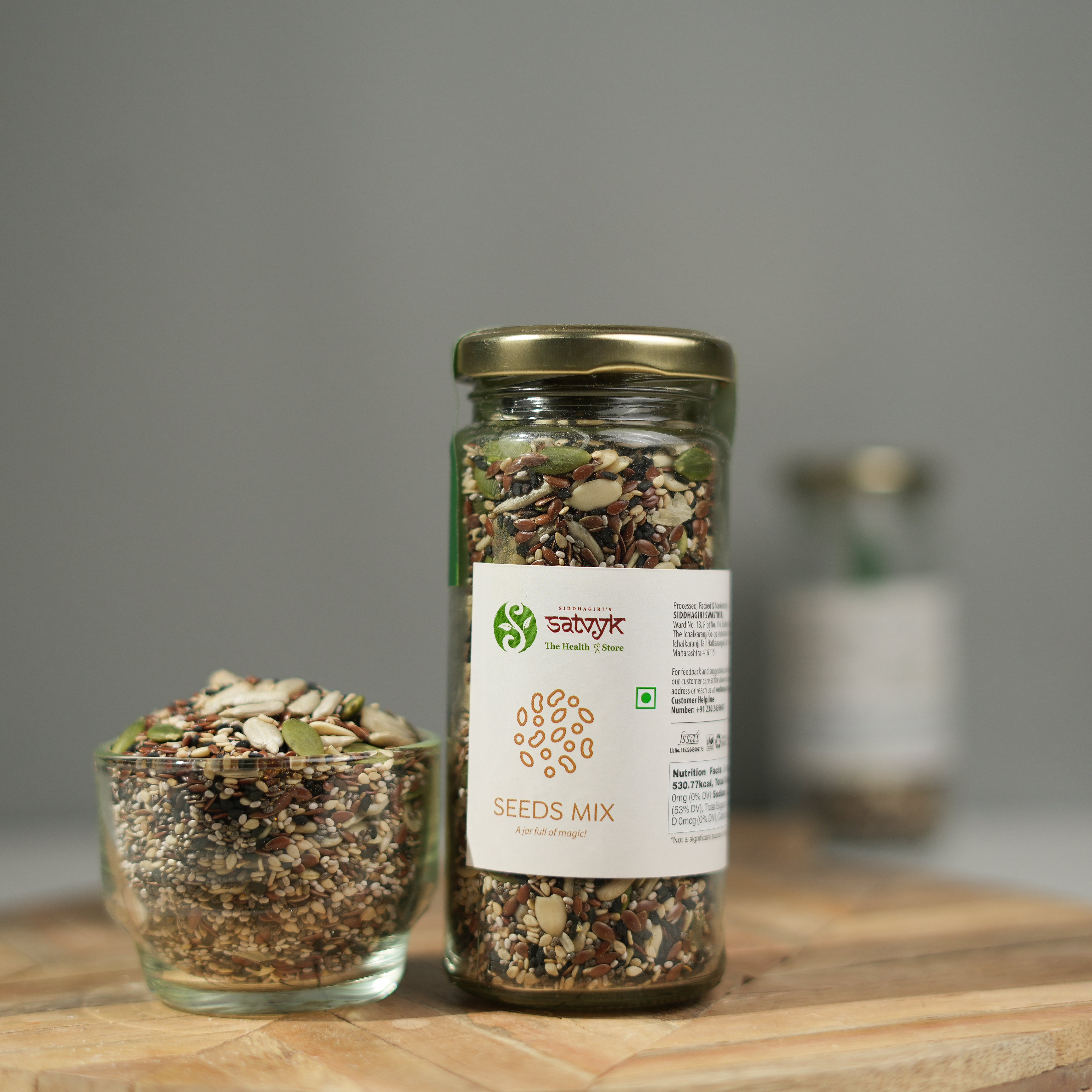 Seeds Mix | High Protein & Omega-3 Blend | Energy-Boosting & Heart-Healthy | Ideal for Snacking, Salads & Smoothies