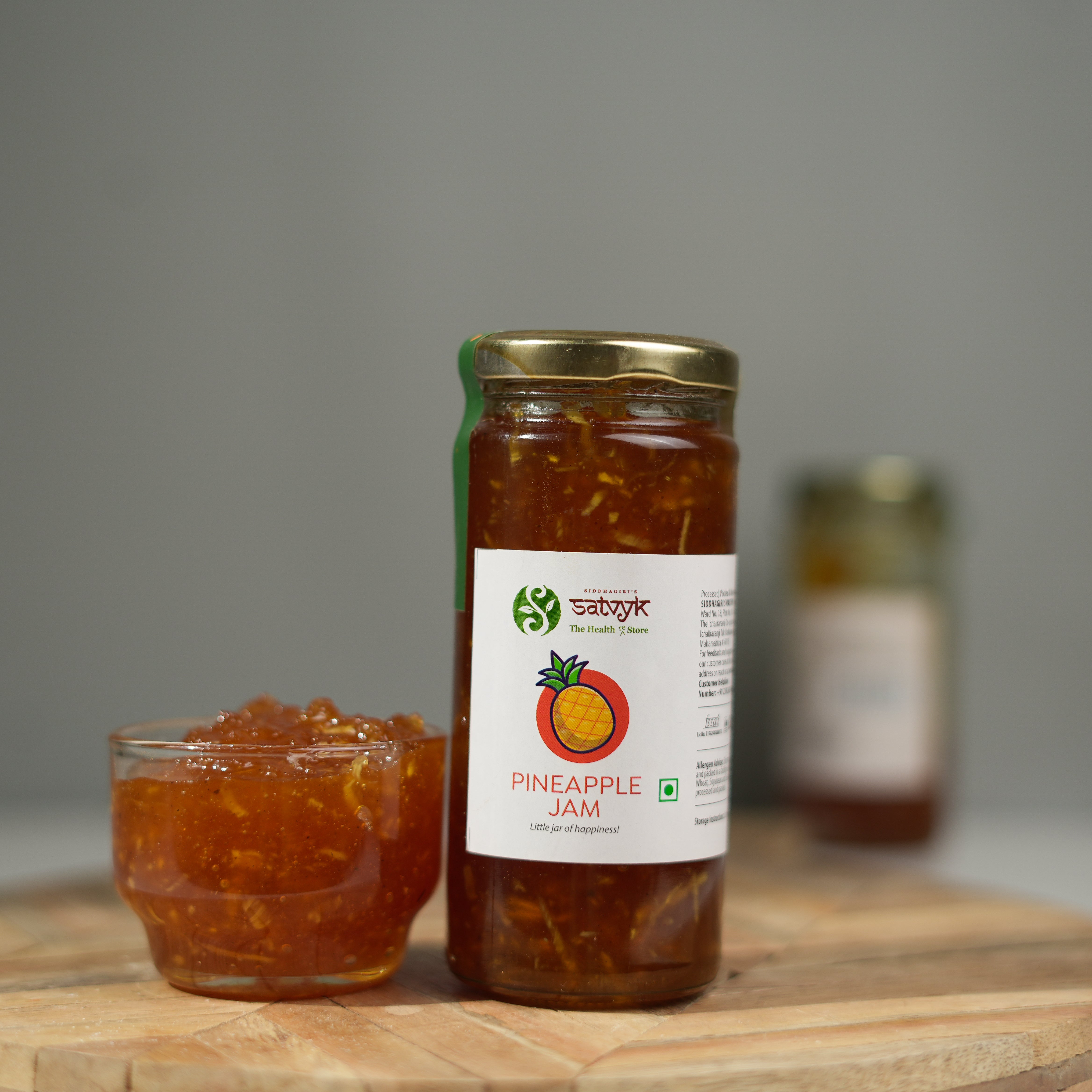 Pineapple Jam | Real Fruit Spread | No Artificial Colour or Preservatives | Tropical Flavour for Kids