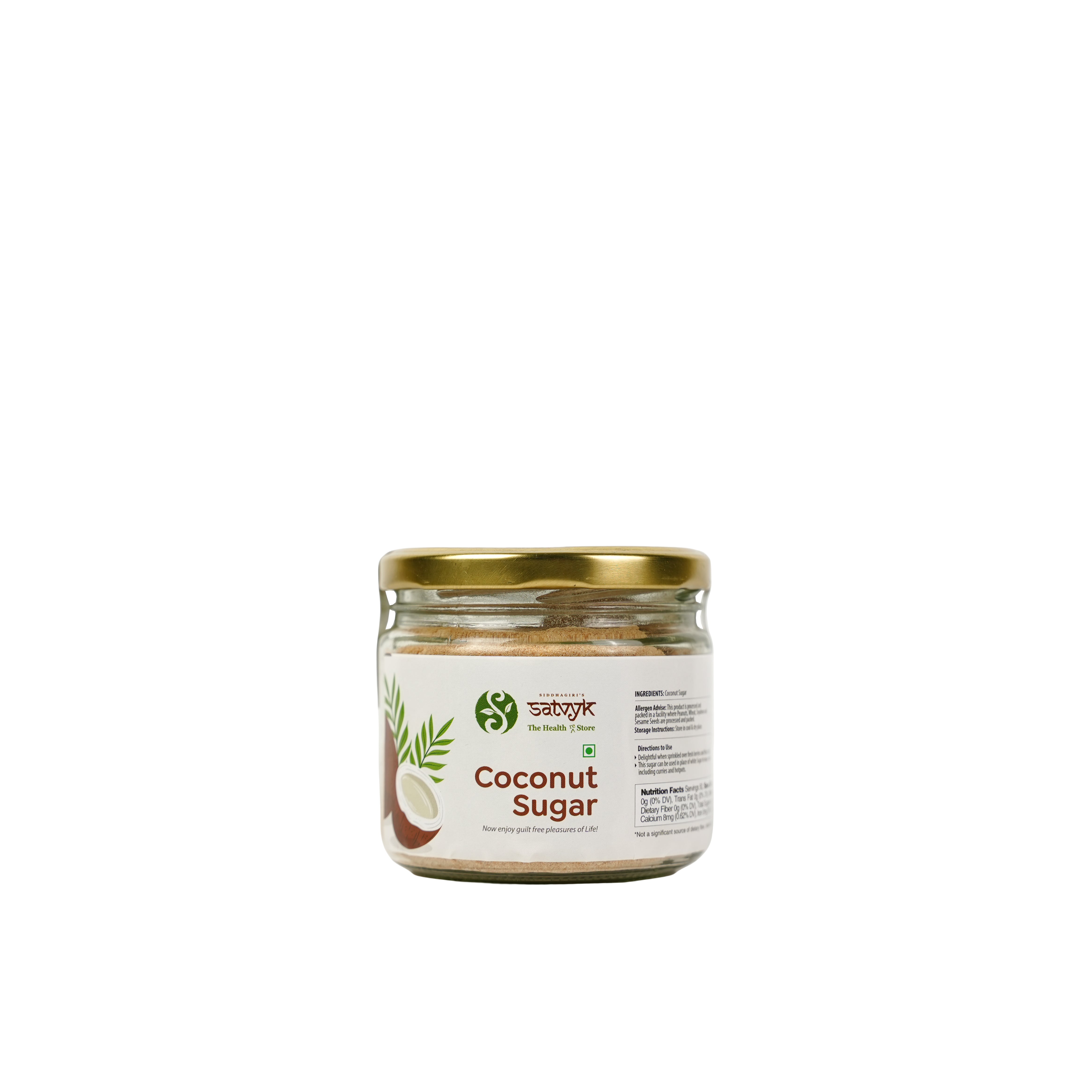 Coconut Sugar | Low Glycemic Natural Sweetener | Made from Coconut Blossom Nectar | Ideal for Baking & Diabetic-Friendly Recipes