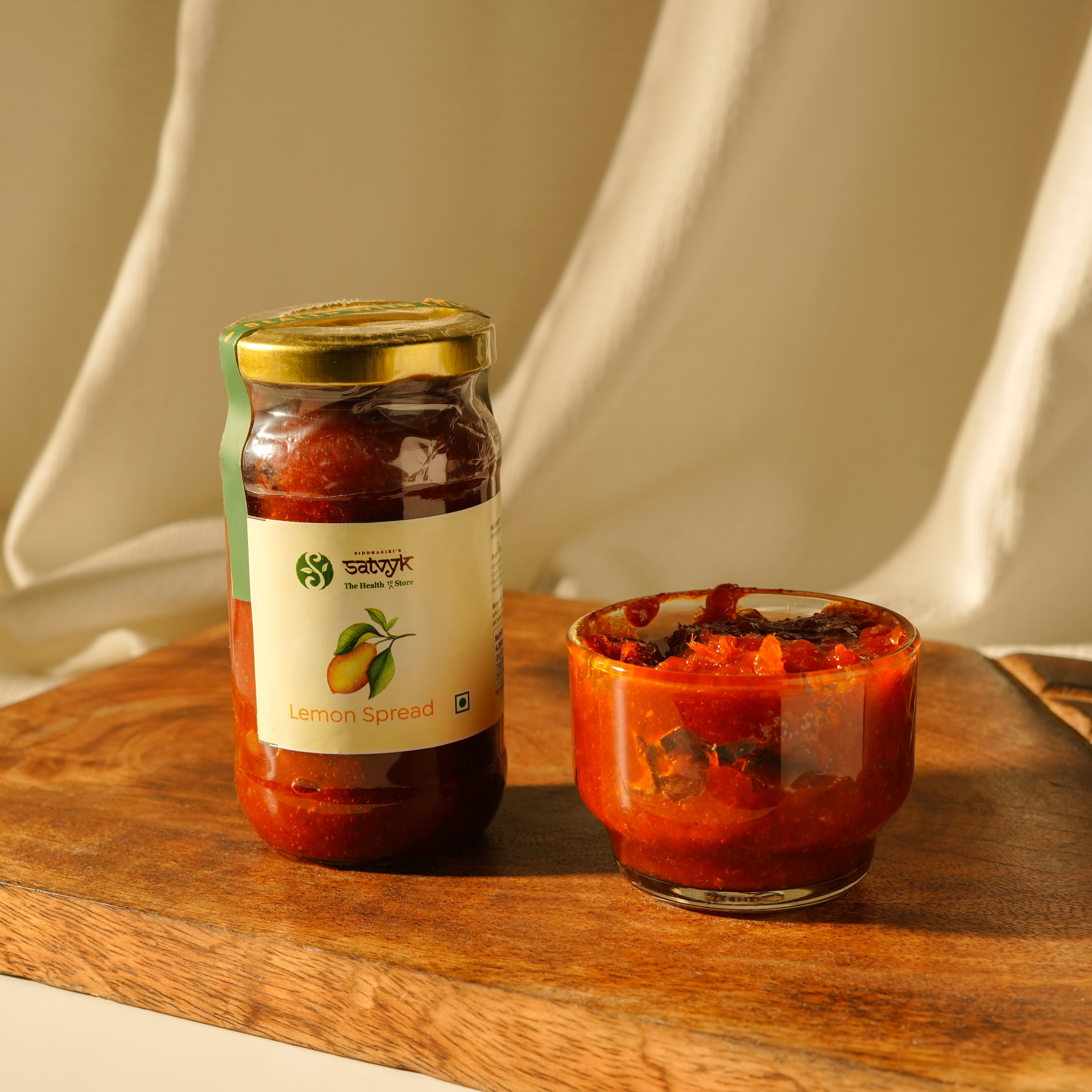 Lemon Spread | Natural Lemon Preserve | Tangy-Sweet Flavour | No Artificial Additives | Ideal for Toasts & Parathas