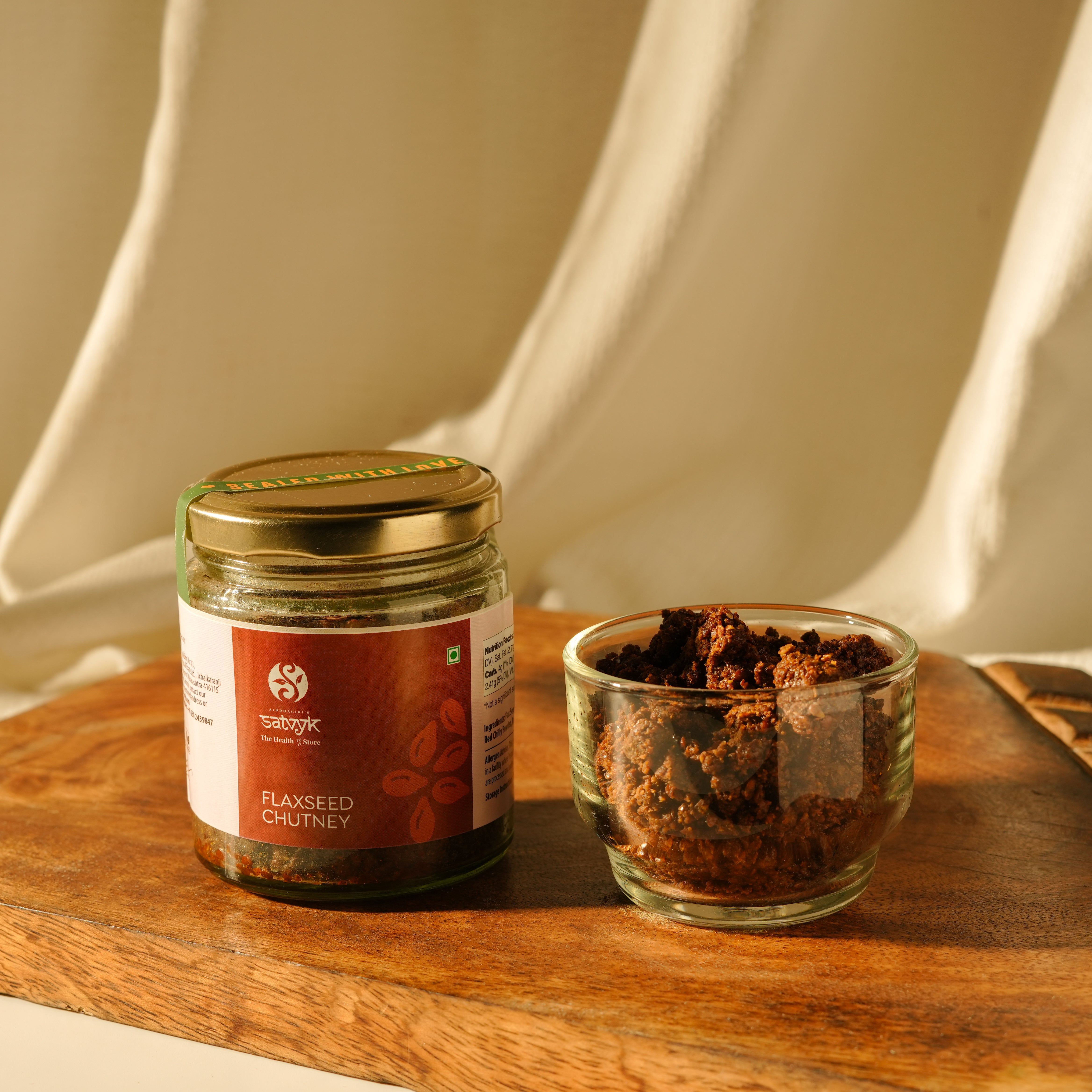 Flaxseed Chutney Powder | Omega-3 Rich | Perfect for Roti, Rice & Healthy Snacking