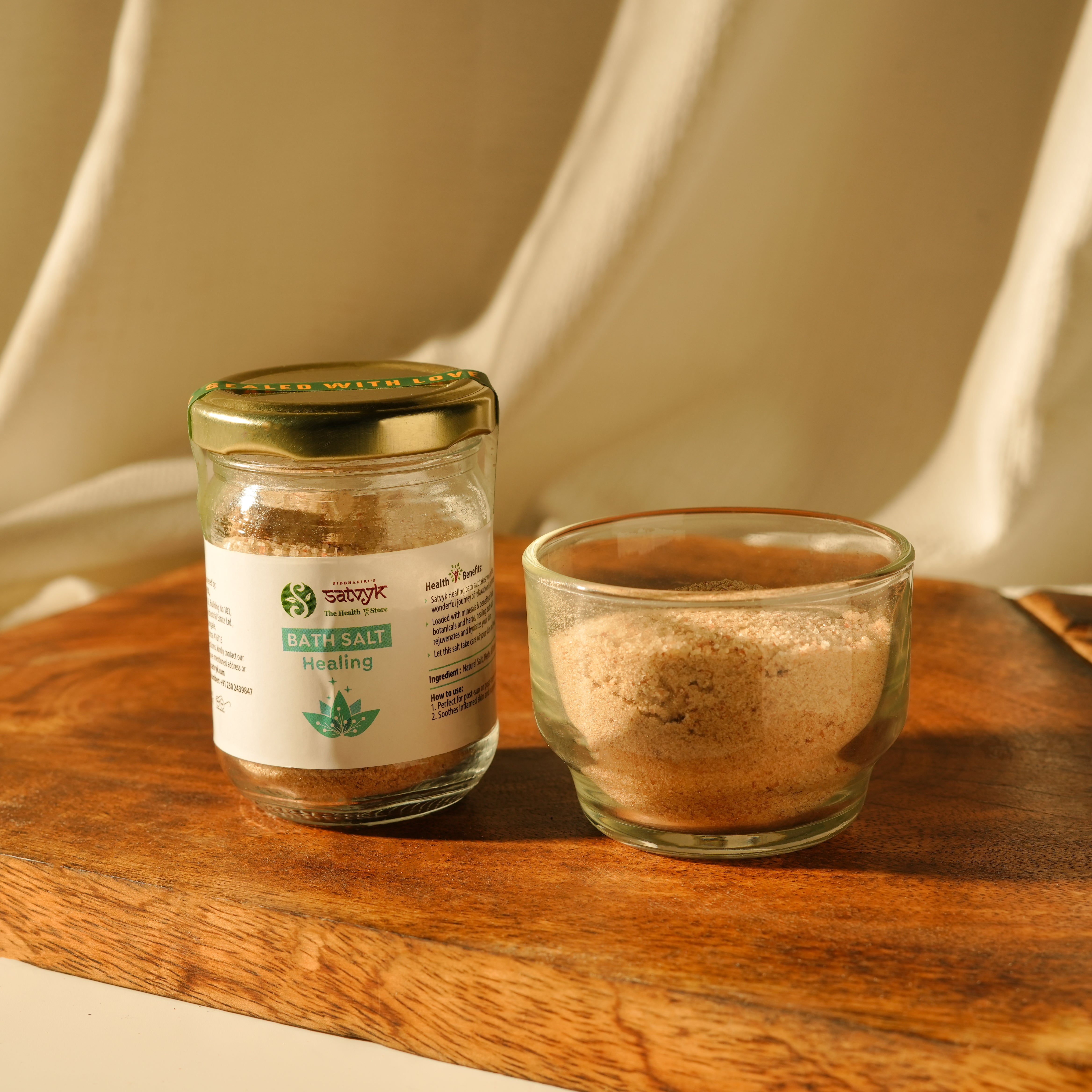 Healing Bath Salt | Enriched with Essential Oils | For Calming Soaks & Skin Recovery