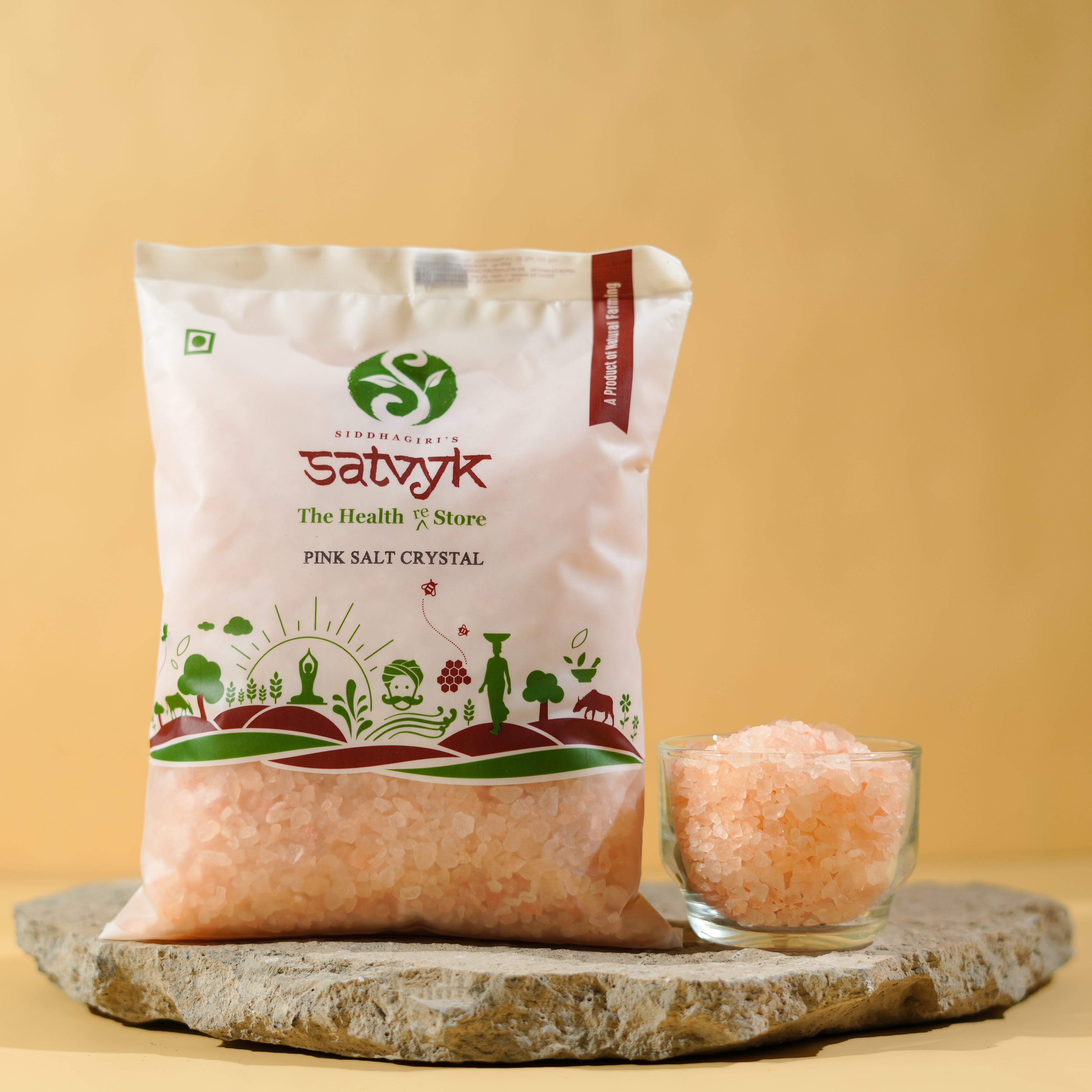 Pink Crystal Salt | Himalayan Rock Salt | Mineral-Rich & Naturally Mined | Ideal for Cooking, Bath & Wellness Use