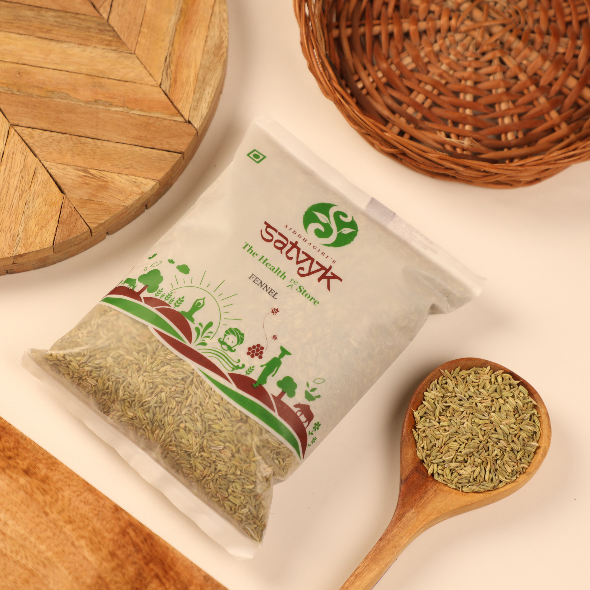 Fennel Seeds (Saunf) | Sweet & Fragrant | Ideal for Mouth Freshener, Tea & Digestive Mixes