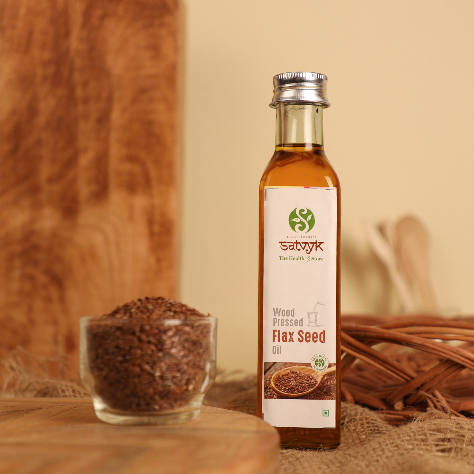 Flaxseed Oil | Cold-Pressed Omega-3 Source | Great for Skin, Hair & Salad Dressings | Plant-Based Nutrition