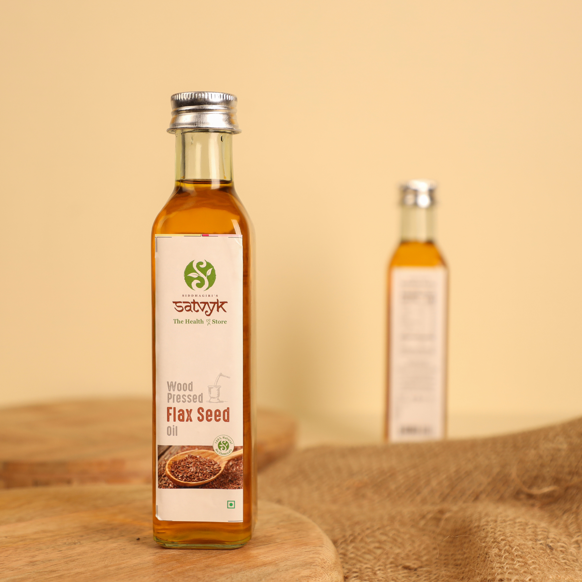Flaxseed Oil | Cold-Pressed Omega-3 Source | Great for Skin, Hair & Salad Dressings | Plant-Based Nutrition