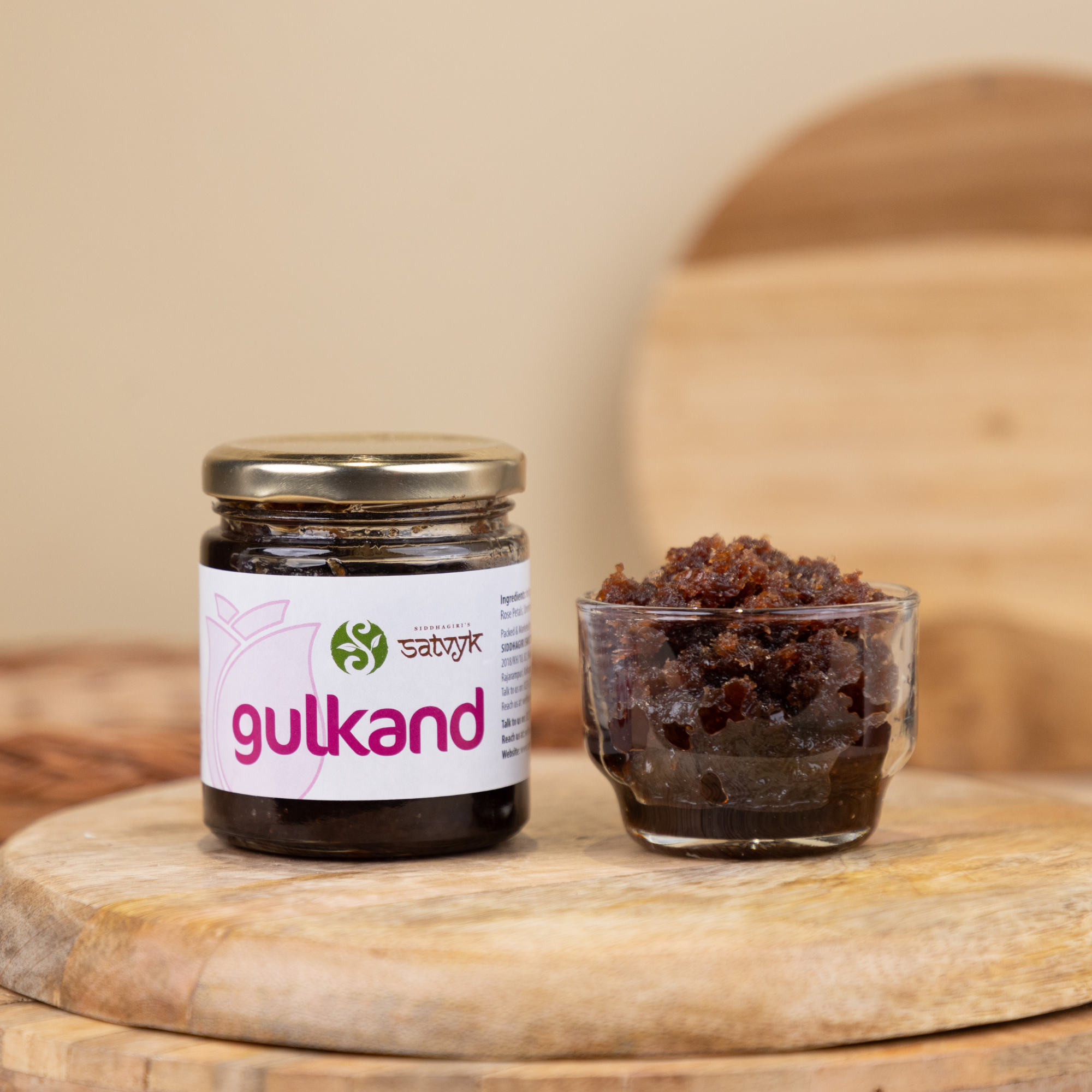 Rose Gulkand | Sun-Cooked with Desi Rose Petals | Natural Coolant & Digestive | No Preservatives | Rich, Fragrant & Traditional