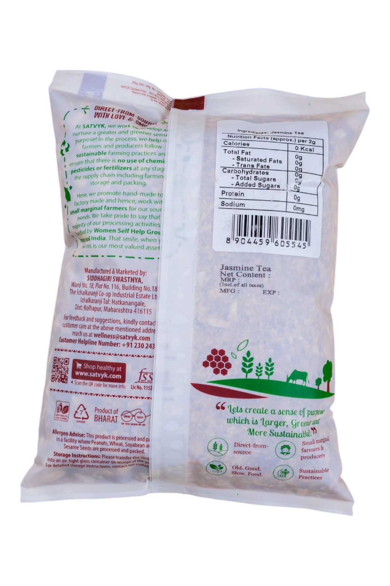 Jasmine Green Tea | Fragrant Floral Tea | Mood Uplifting | Refreshing Daily Drink | Natural Aromatic Wellness Tea