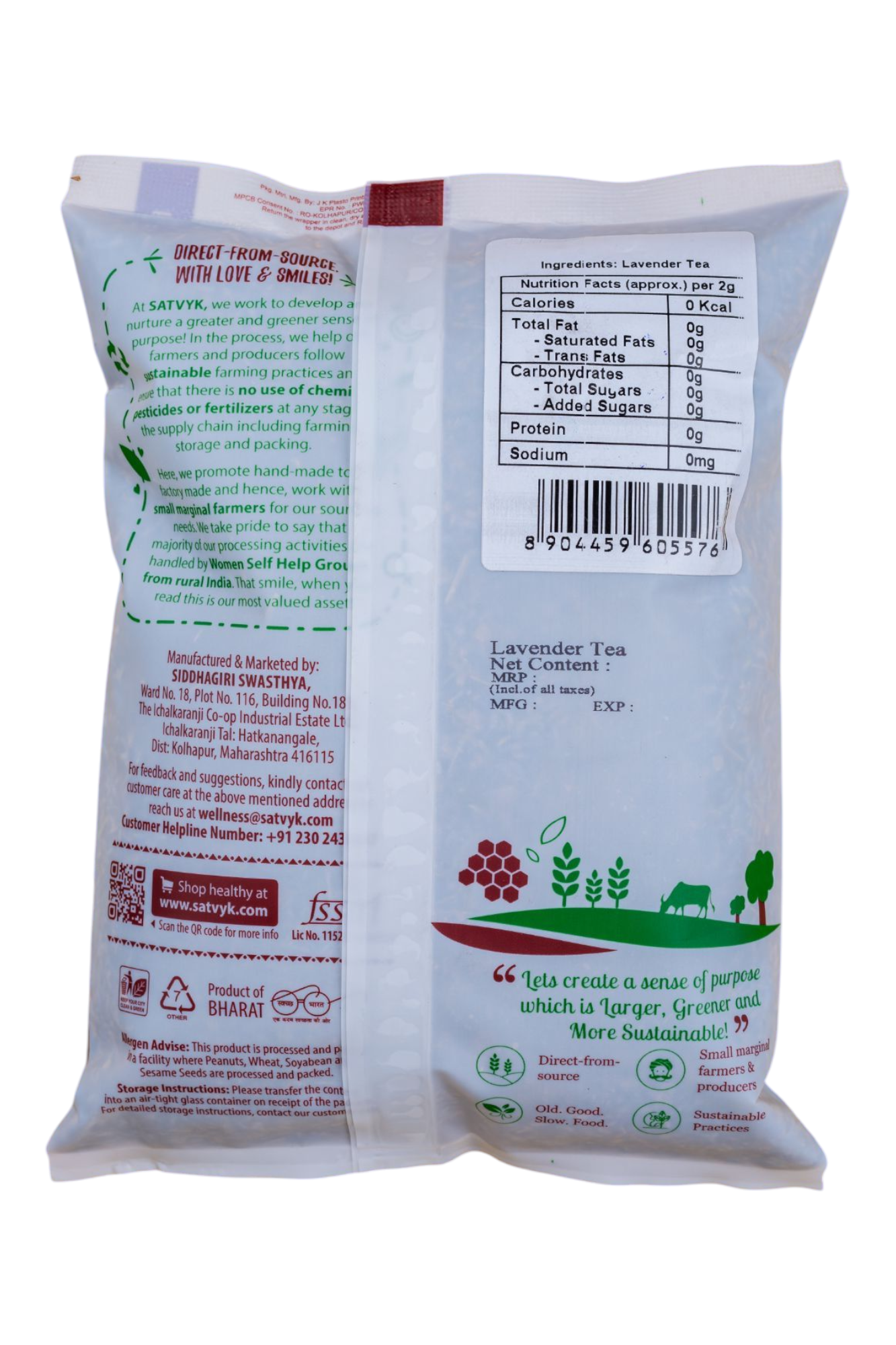 Lavender Herbal Tea | Calming Bedtime Tea | No Caffeine | Floral Relaxing Tea | Natural Stress Relief | Soothing Wellness Drink