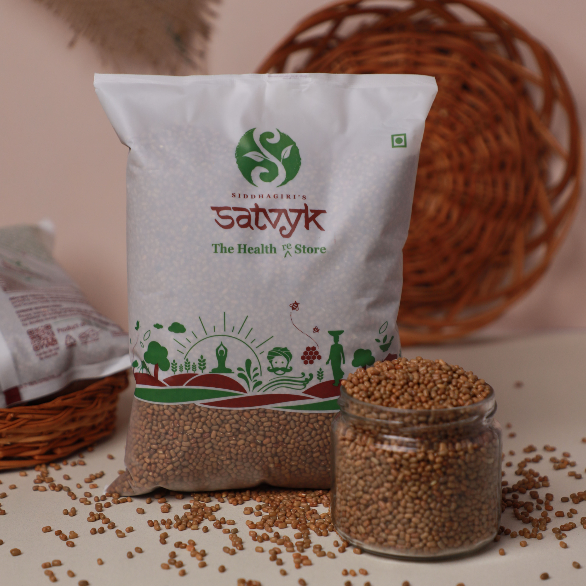 Moth Beans (Matki) | High Protein Legume | Ideal for Usal, Sprouts & Salads | Naturally Unpolished & Quick to Digest