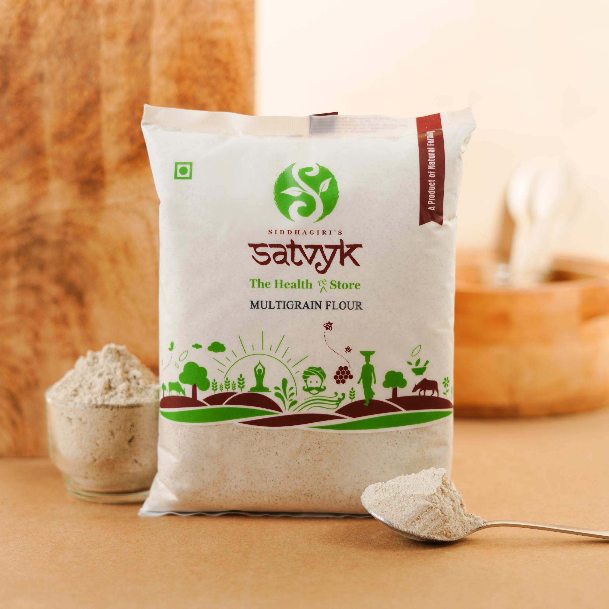 Multigrain Flour – Messi Roti Atta | High Fiber & Nutrient-Rich | Blend of Traditional Grains | Ideal for Everyday Soft Rotis
