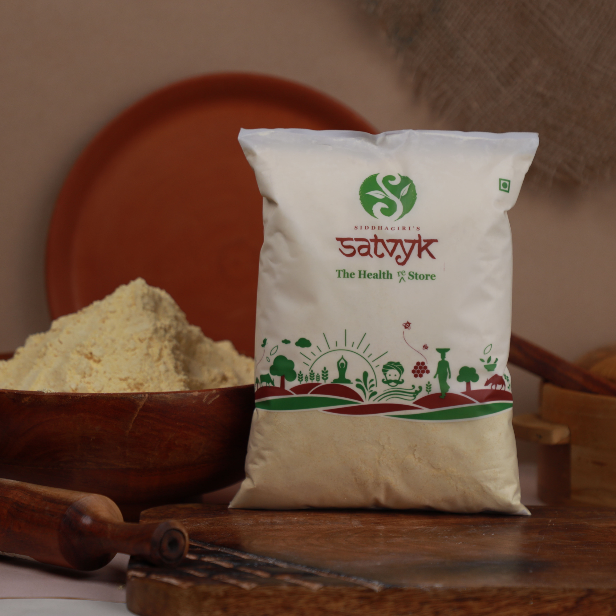 Organic Besan | Chana Atta | 100% Natural and Gluten free Chana | High Protien Drink Atta | Gram Flour Atta | Chana Powder | Chemical-free | Zero Pesticide |Stone-grounded