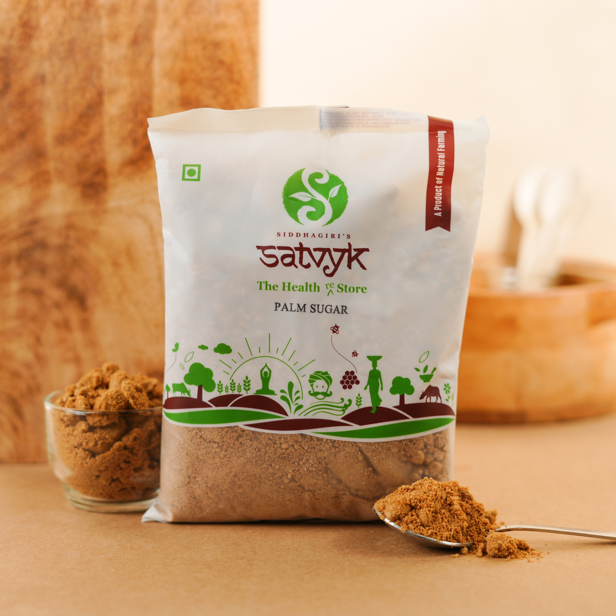 Palm Sugar | Natural Sweetener from Palm Nectar | Rich in Minerals | Low Glycemic Index | Ideal for Desserts & Traditional Recipes