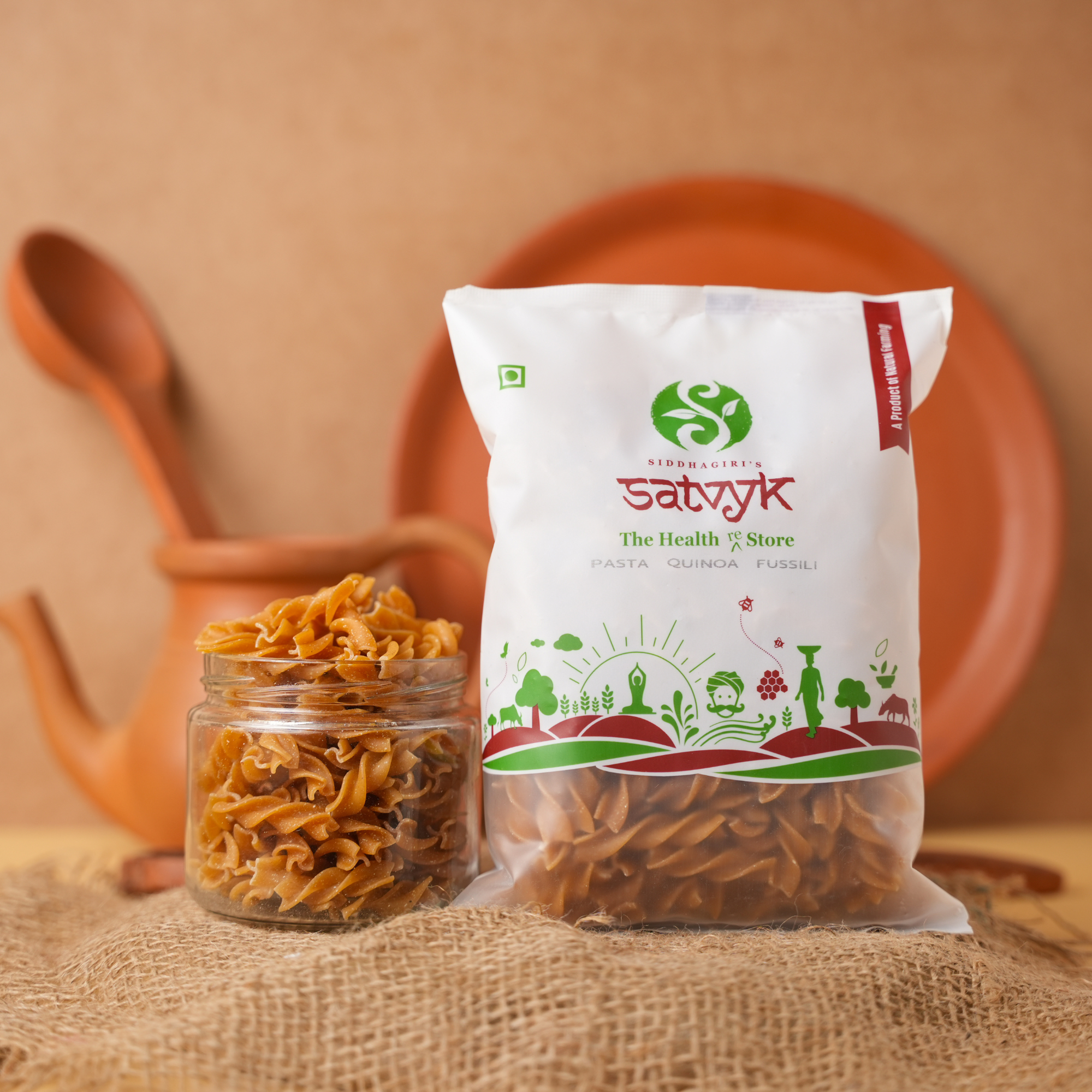 Quinoa Fusilli Pasta | High Protein & Fibre | No Maida | Healthy Pasta for Meal Prep | Light & Nourishing Choice