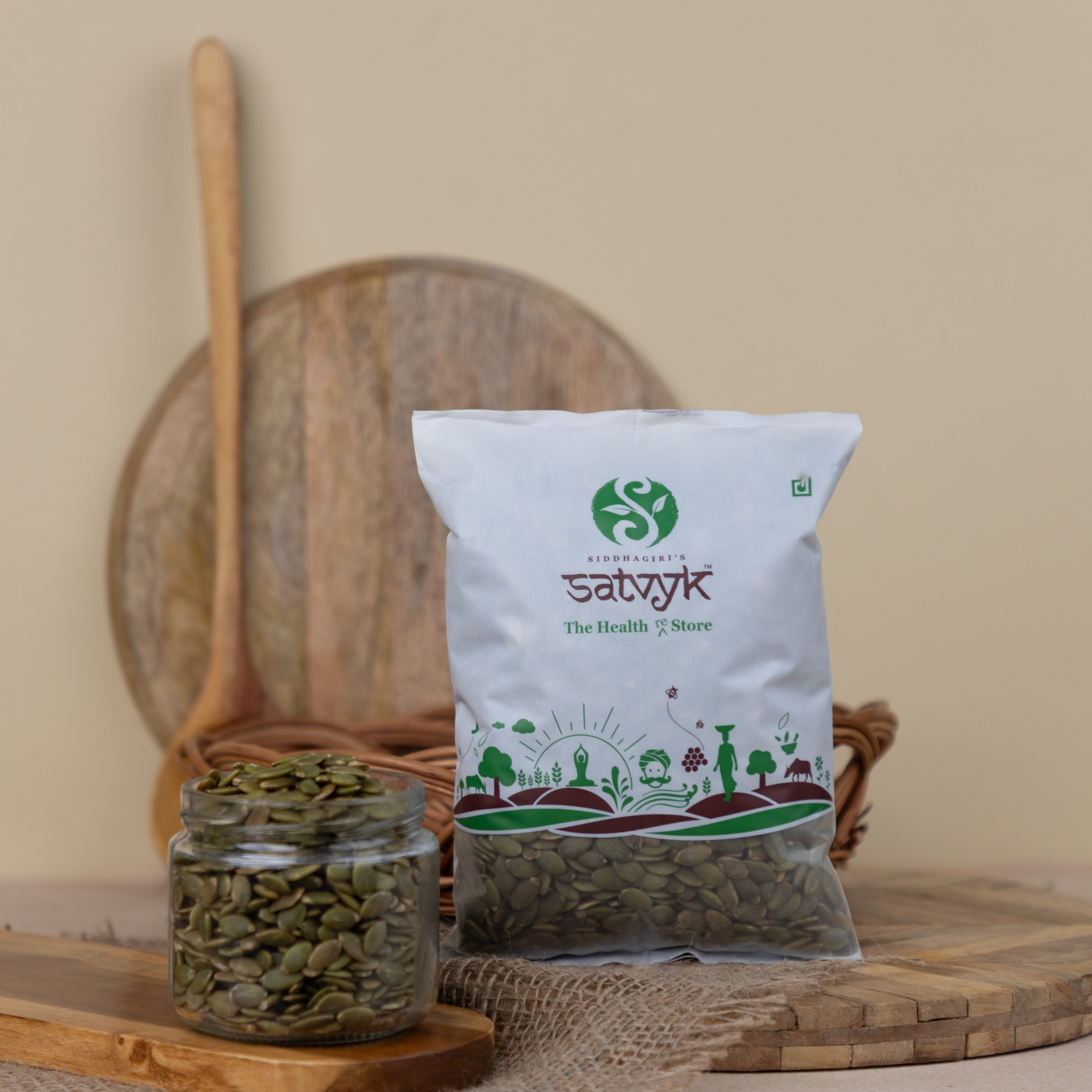 Pumpkin Seeds | Protein & Zinc Rich | Raw & Unsalted | Ideal for Roasting, Baking & Snacking | Natural Superfood