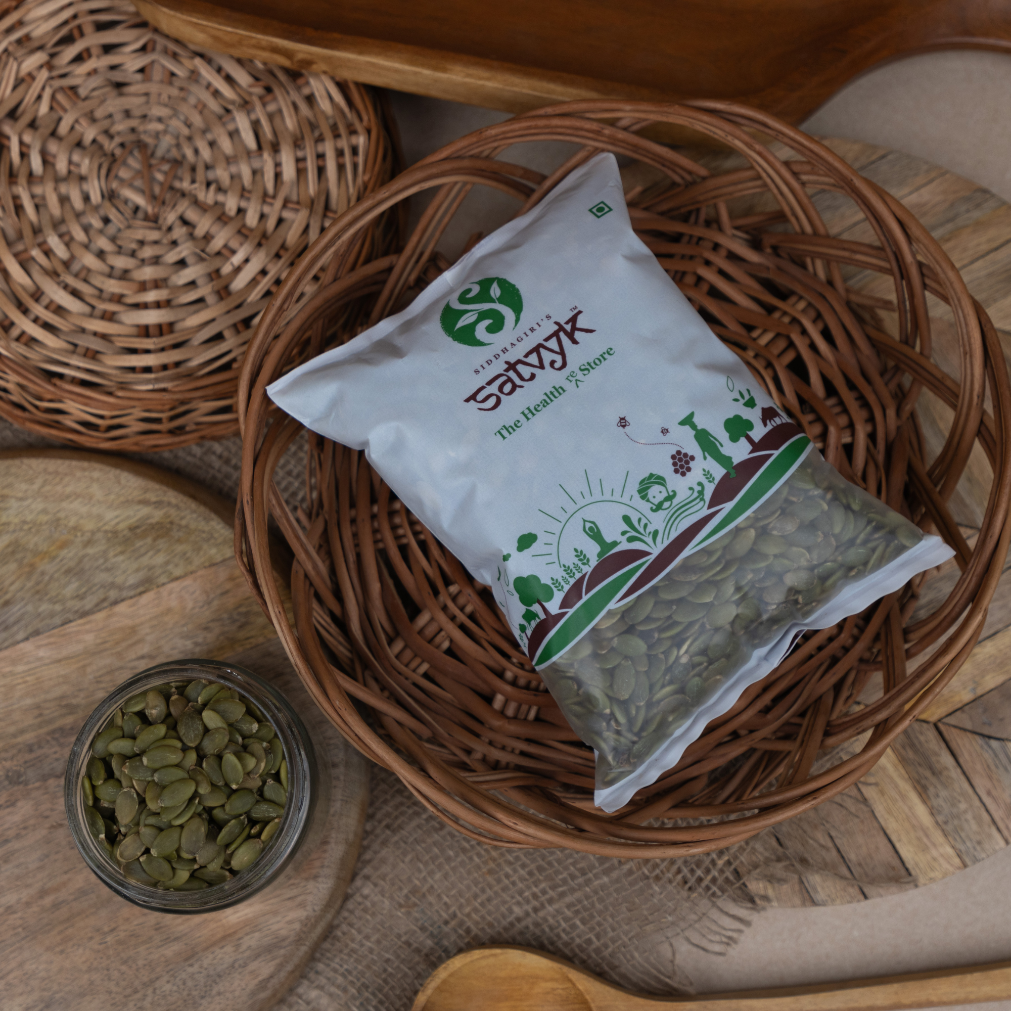 Pumpkin Seeds | Protein & Zinc Rich | Raw & Unsalted | Ideal for Roasting, Baking & Snacking | Natural Superfood