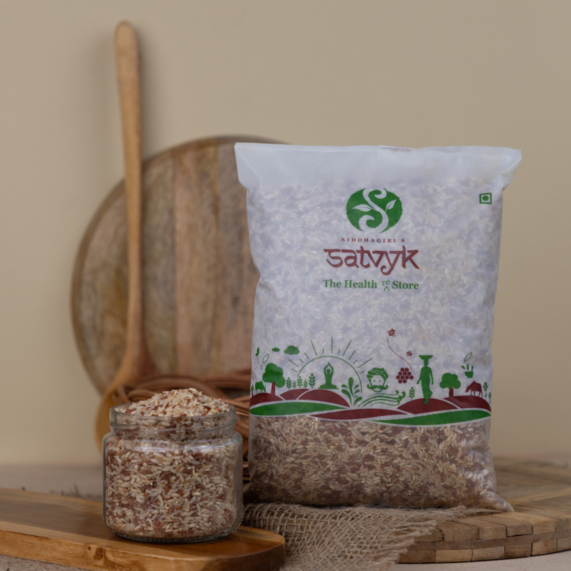 Rajamudi Rice | Traditional Karnataka Red Rice | Rich in Iron & Antioxidants | Unpolished & Fibre-Rich Choice