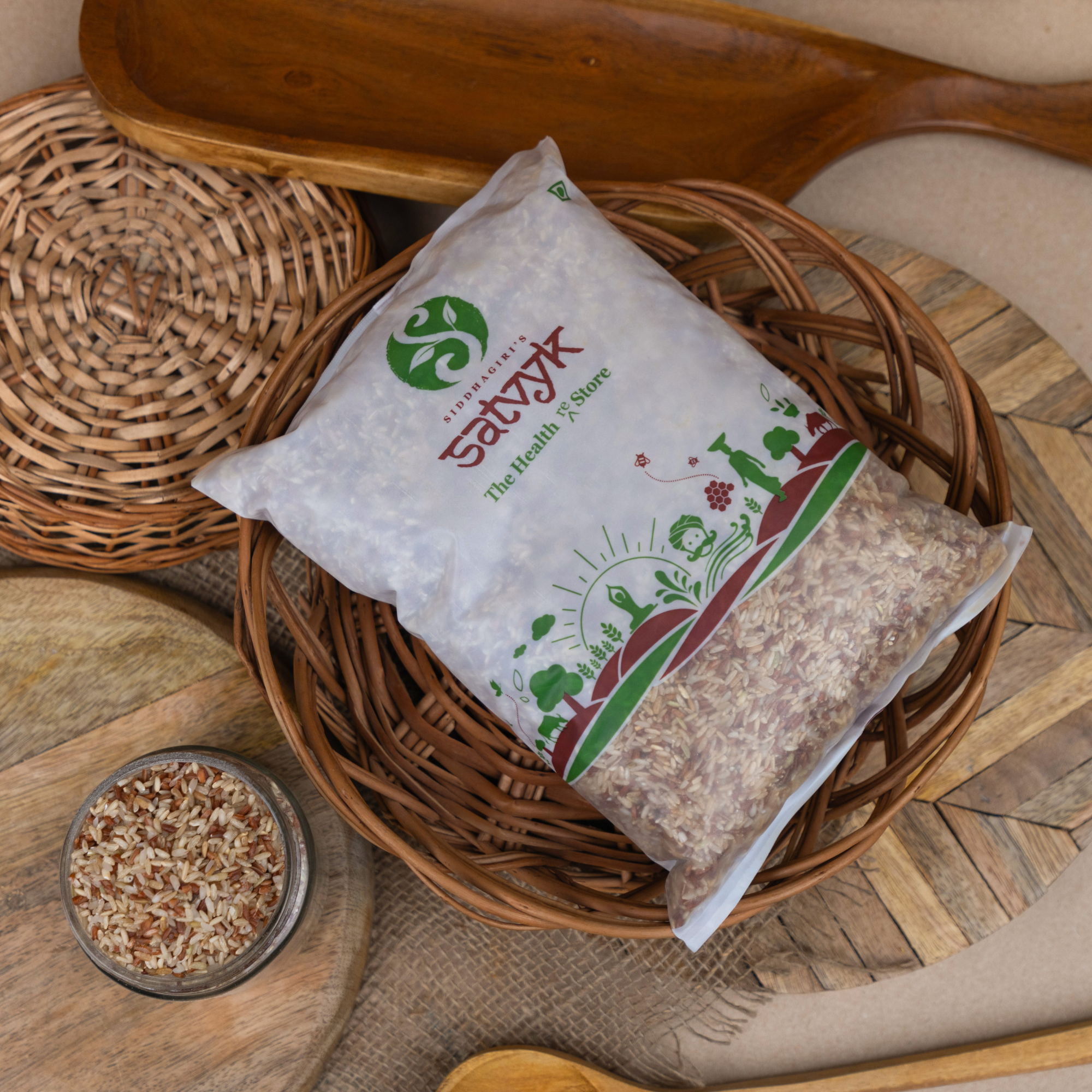 Rajamudi Rice | Traditional Karnataka Red Rice | Rich in Iron & Antioxidants | Unpolished & Fibre-Rich Choice