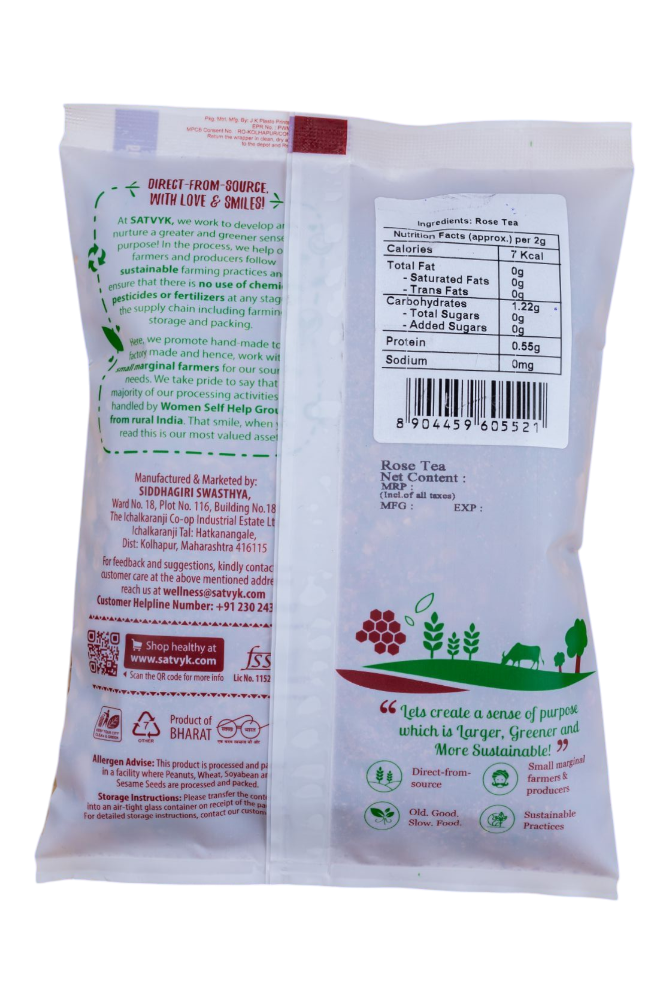 Rose Petal Tea | Floral Herbal Infusion | Skin Glow & Hydration | No Caffeine | Aromatic & Refreshing Tea | Natural Mood Relaxant