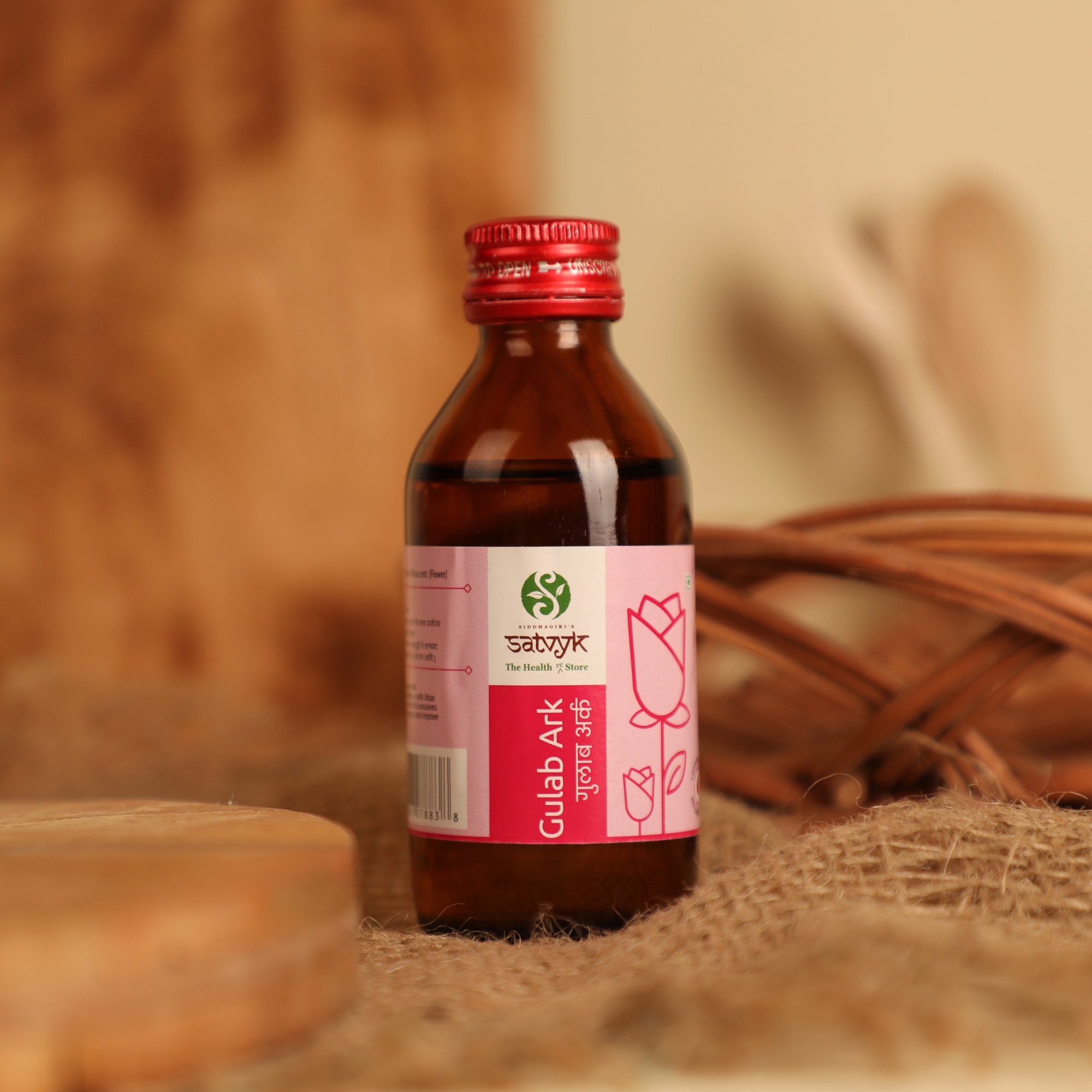 Rose Water Ark | Steam Distilled Rose Extract | Skin Hydration & Glow | Natural Facial Toner & Coolant | Ideal for Daily Skincare