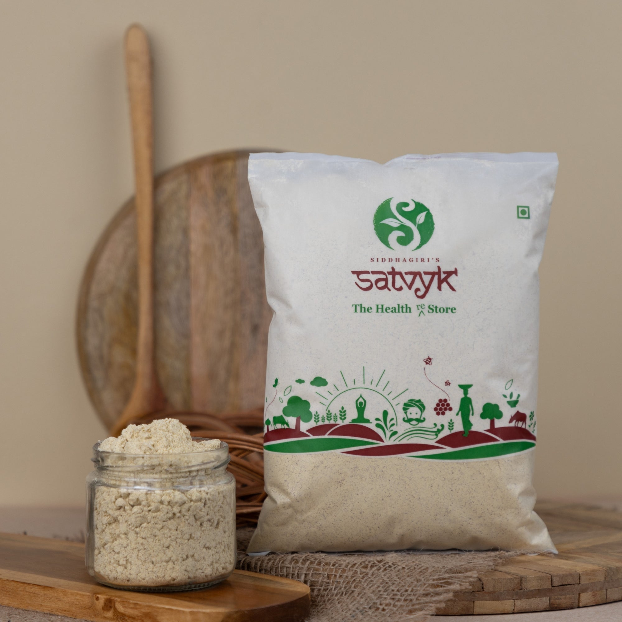 100% Natural and Gluten free Chana Sattu | Sattu Drink Powder | High Protein Drink Sattu | Natural Protien Powder | Roasted Gram Flour Atta | Chana Powder | Chemical-free | Zero Pesticide |Stone-grounded