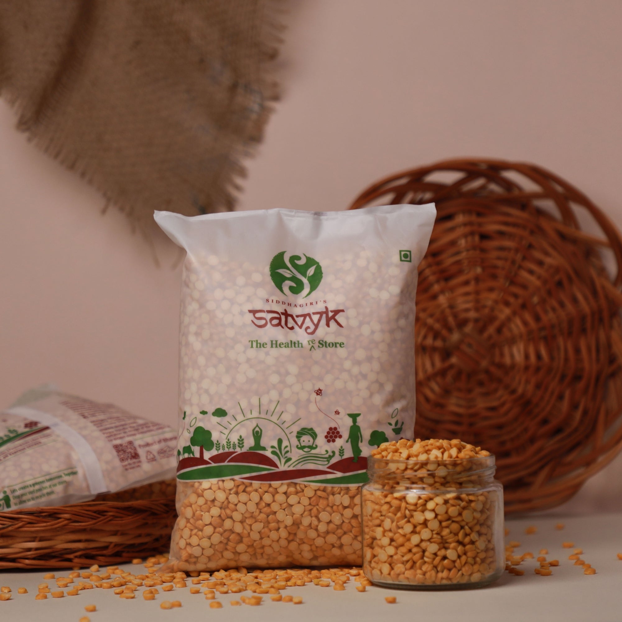 Chana Dal | Bengal Gram split | Pesticide free Unpolished Chana Dal