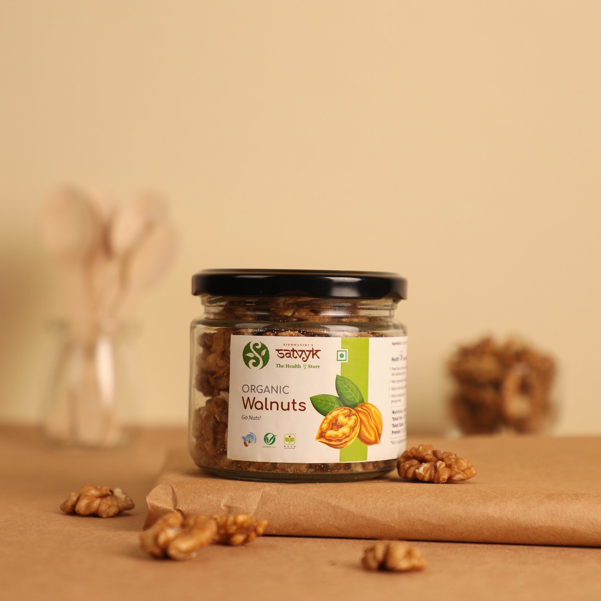 100% Organic Walnut Kernel, Akhrot Giri | Walnut without Kernel | Natural | Non GMO | NO preservatives